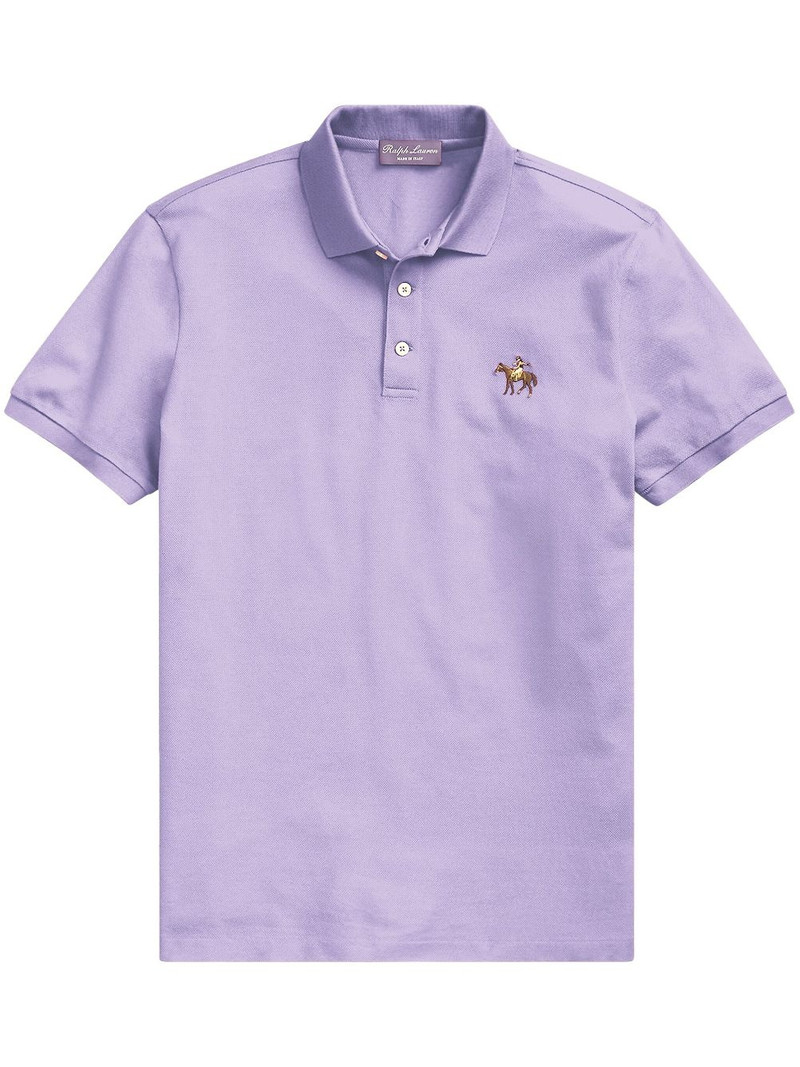slim-cut piqué polo shirt 1