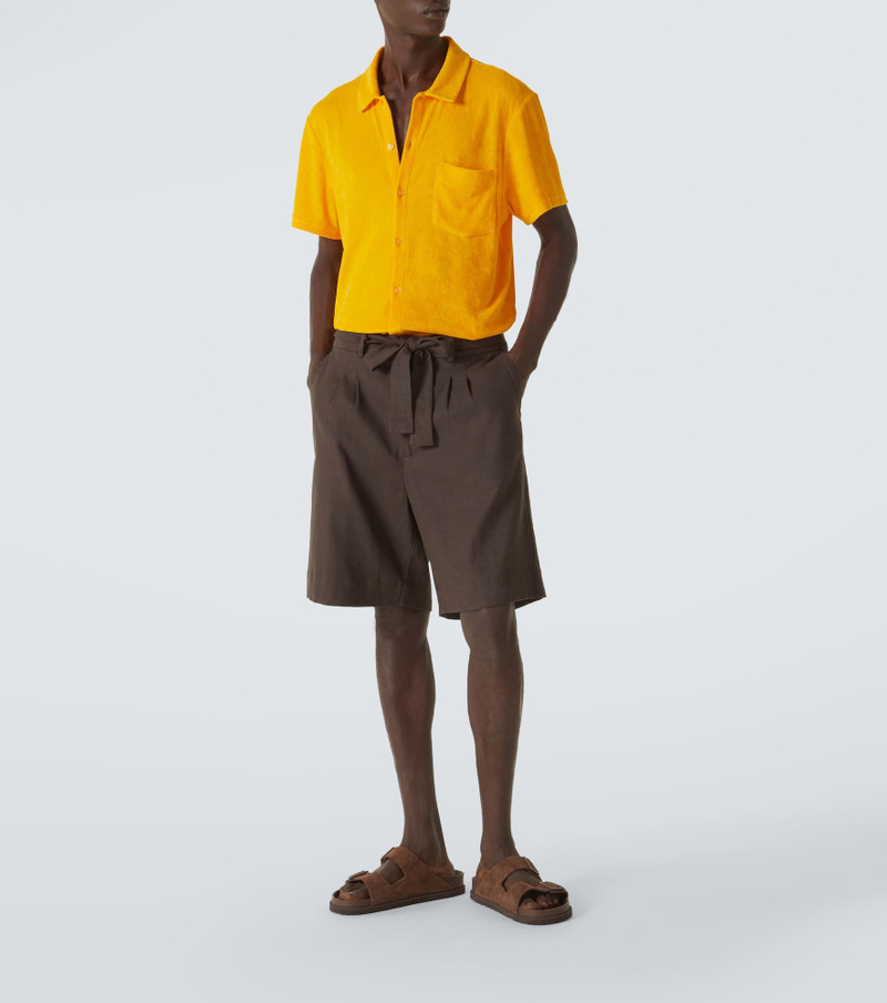 Vilebrequin Charli cotton-blend bowling shirt outlook