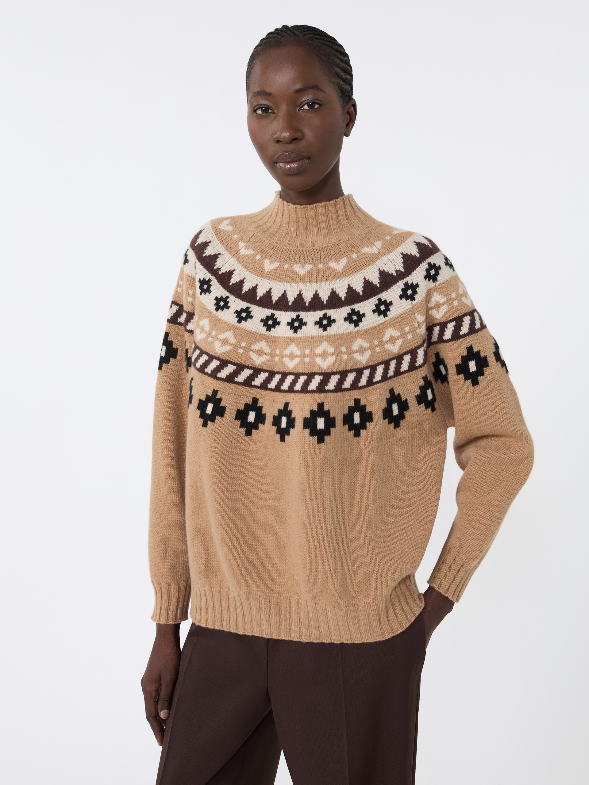 HARDY Wool jacquard jumper - 5