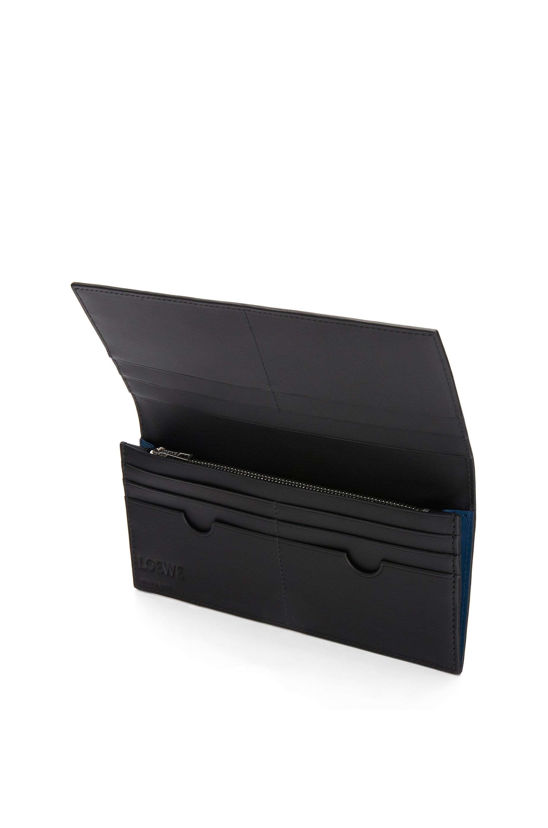 Long horizontal wallet in smooth calfskin - 2