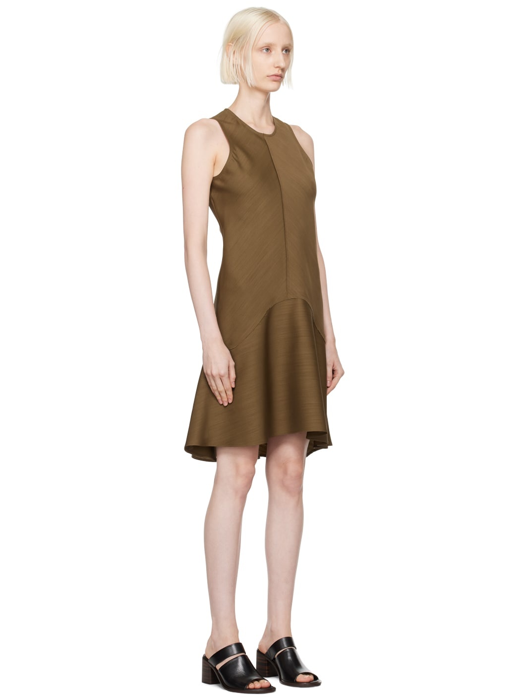 Khaki Shield Minidress - 2