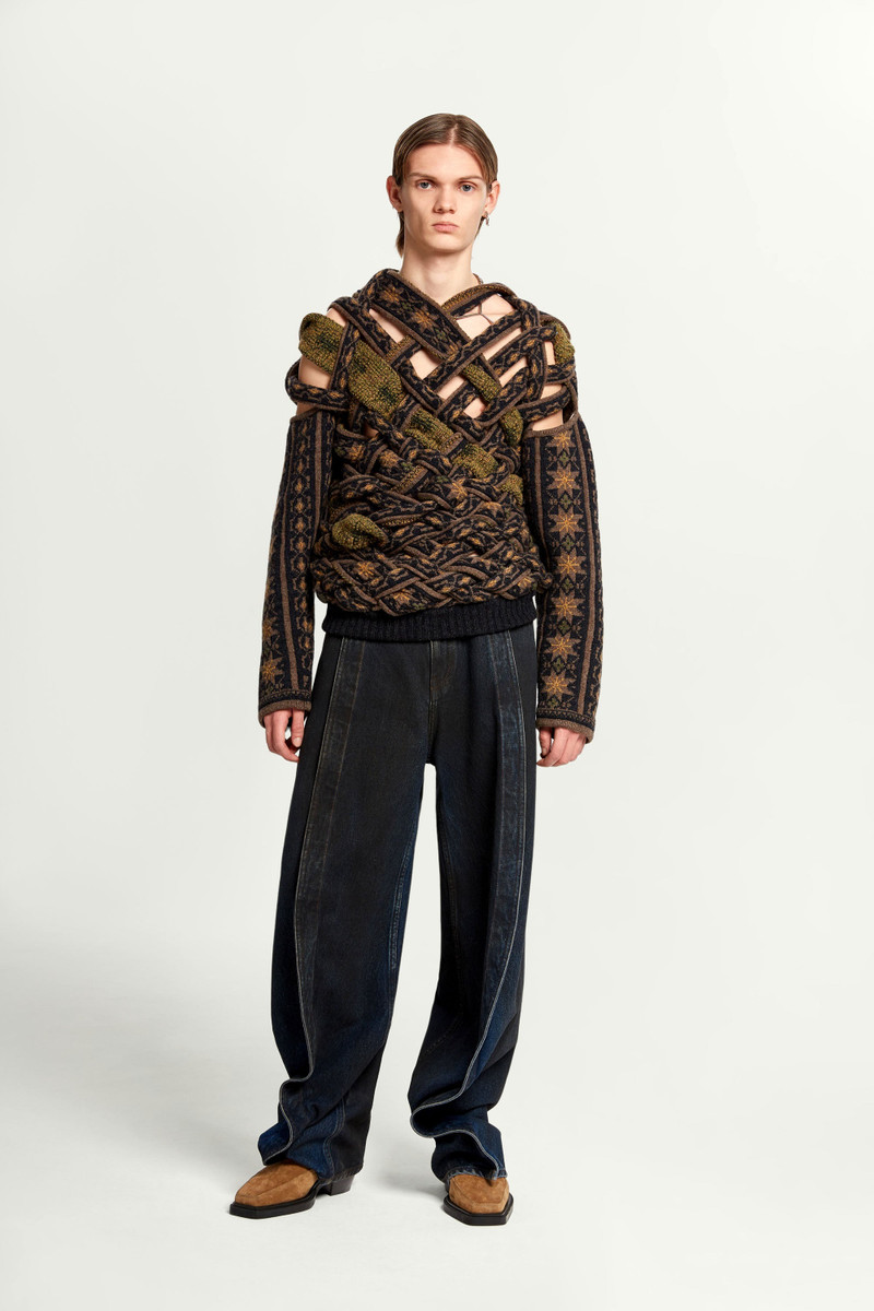 Y/Project Braided Norwegian Sweater outlook