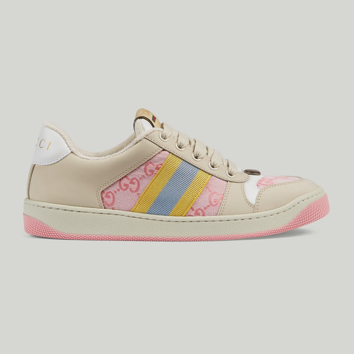 Gucci panelled low-top sneakers - Grey