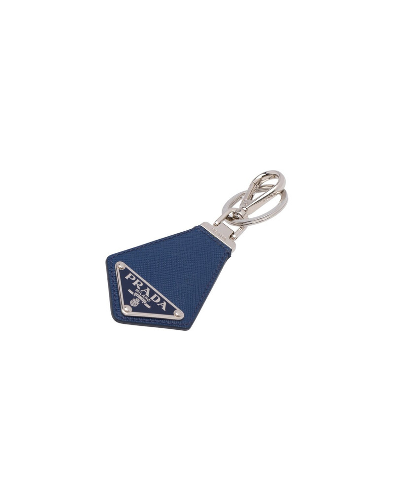 Prada Saffiano Leather Keychain outlook