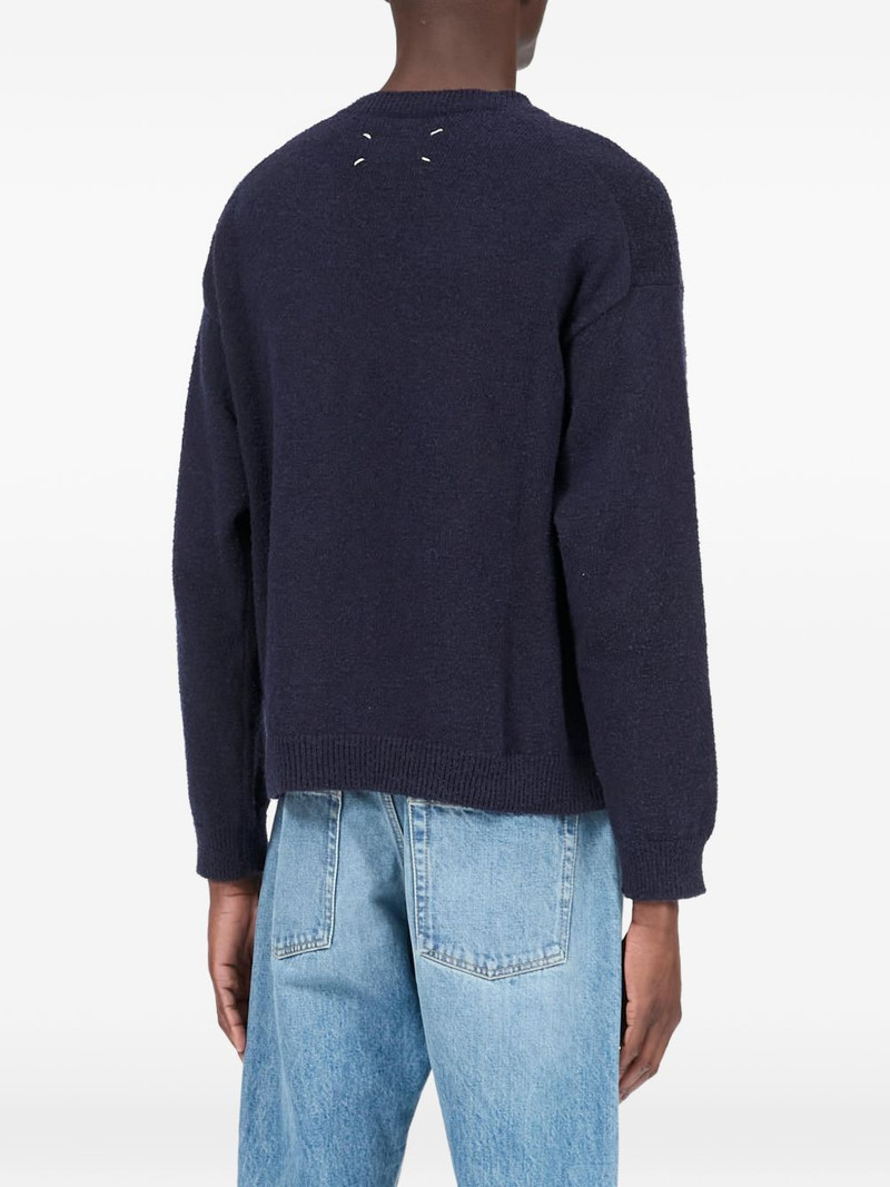 V-neck stitched sweater 5