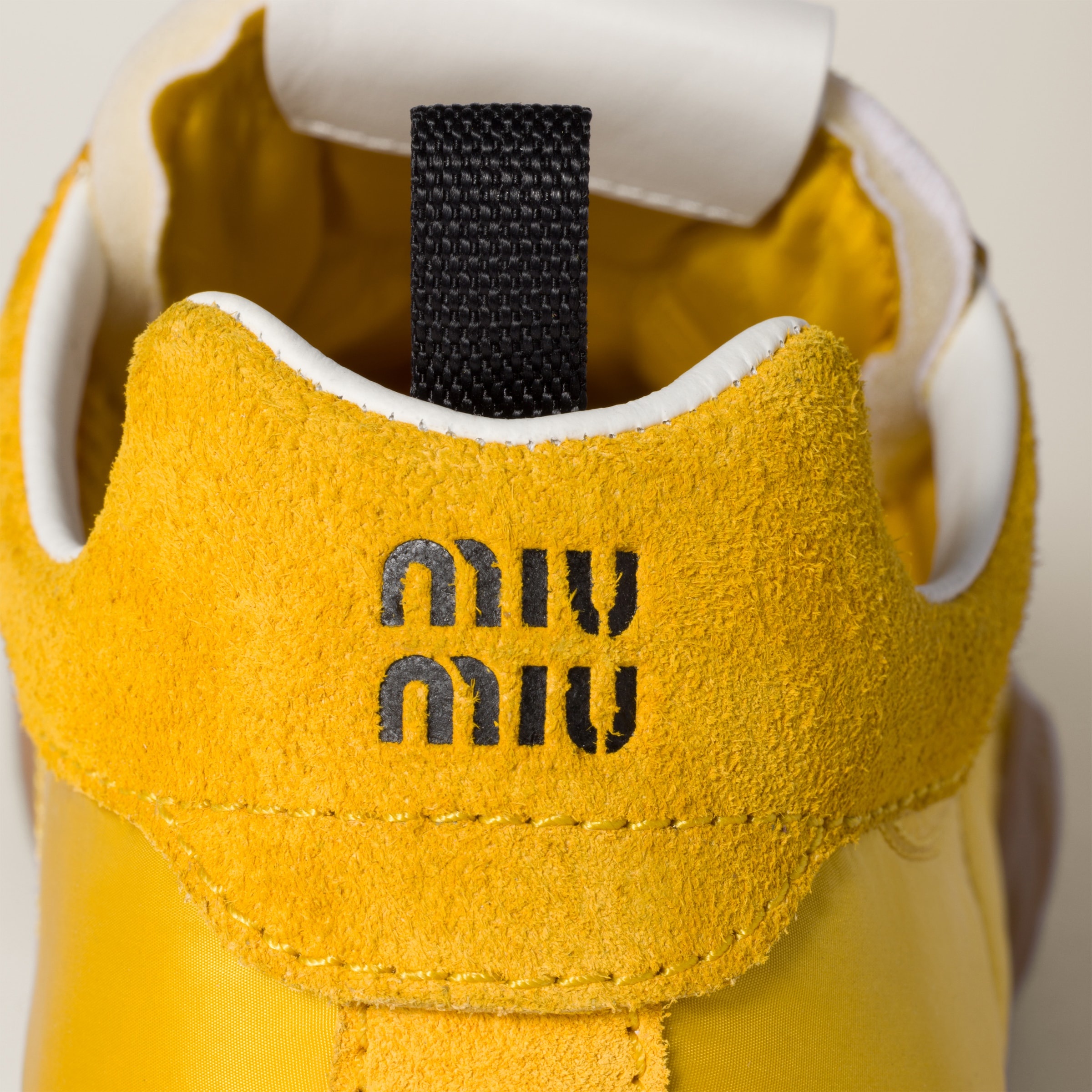 Tyre technical fabric and suede sneakers - 3