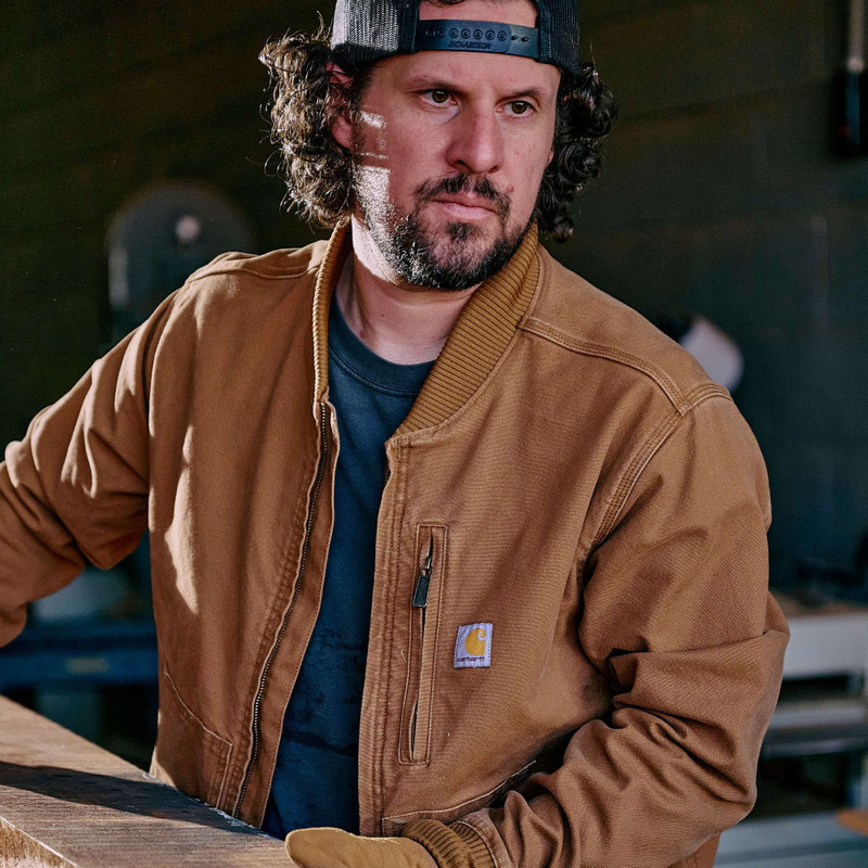 Rugged Flex® Duck Relaxed Fit Bomber Jacket 6