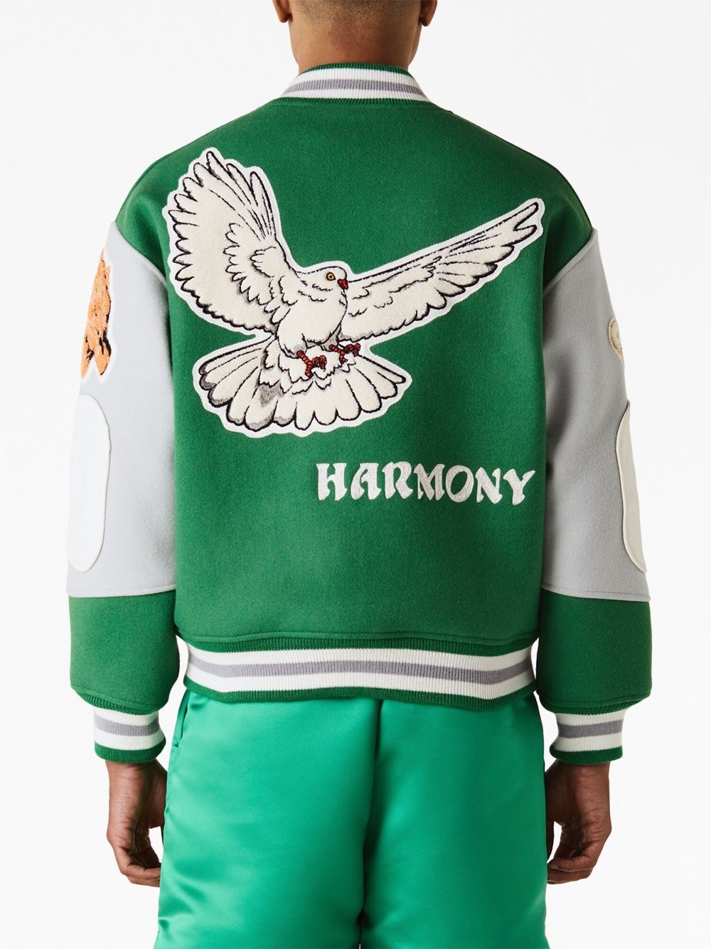 Pigeon Varsity graphic-print bomber jacket - 3