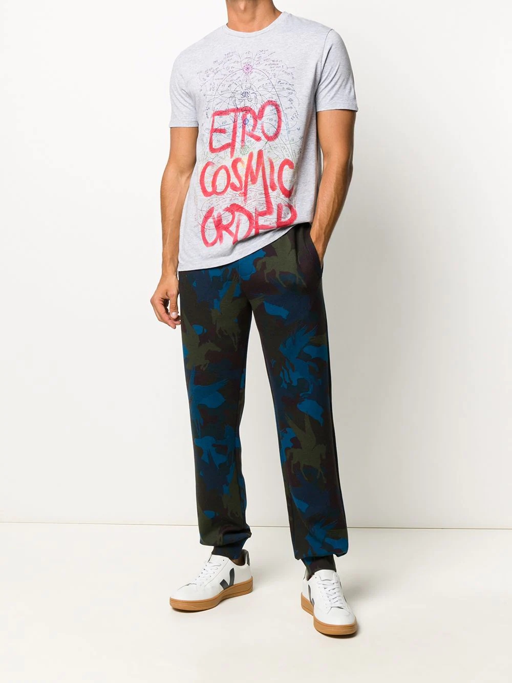 Cosmic Order graphic print T-shirt - 2