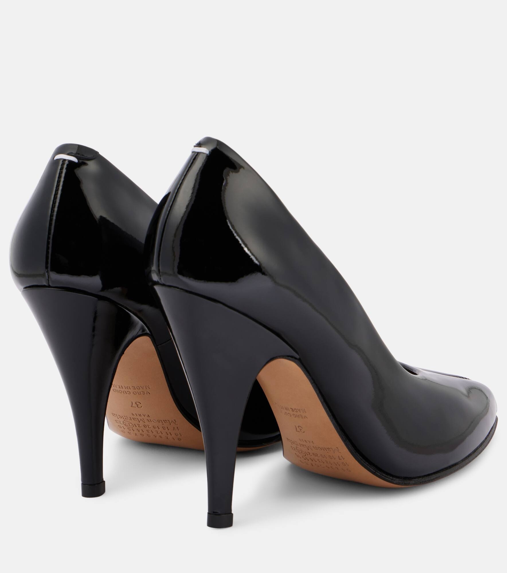 Tabi patent leather pumps - 3
