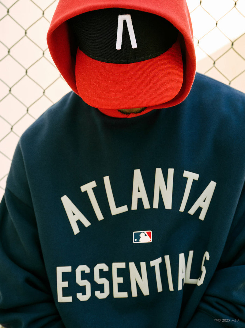 ESSENTIALS Essentials Braves Hoodie outlook