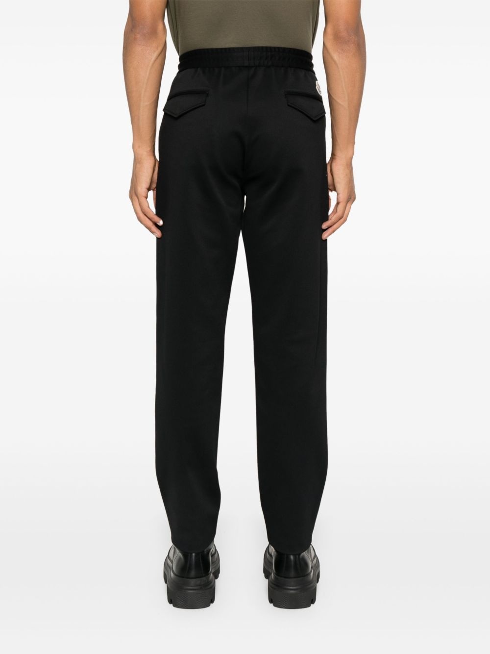 drawstring-waist track pants - 4
