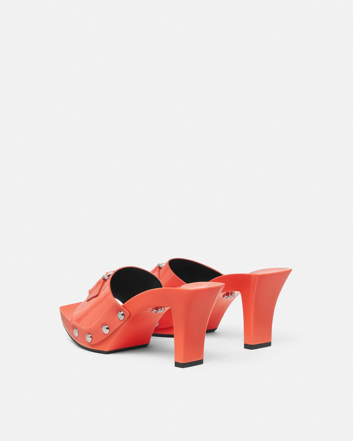 Medusa Buckle Patent Clogs 60 mm - 4