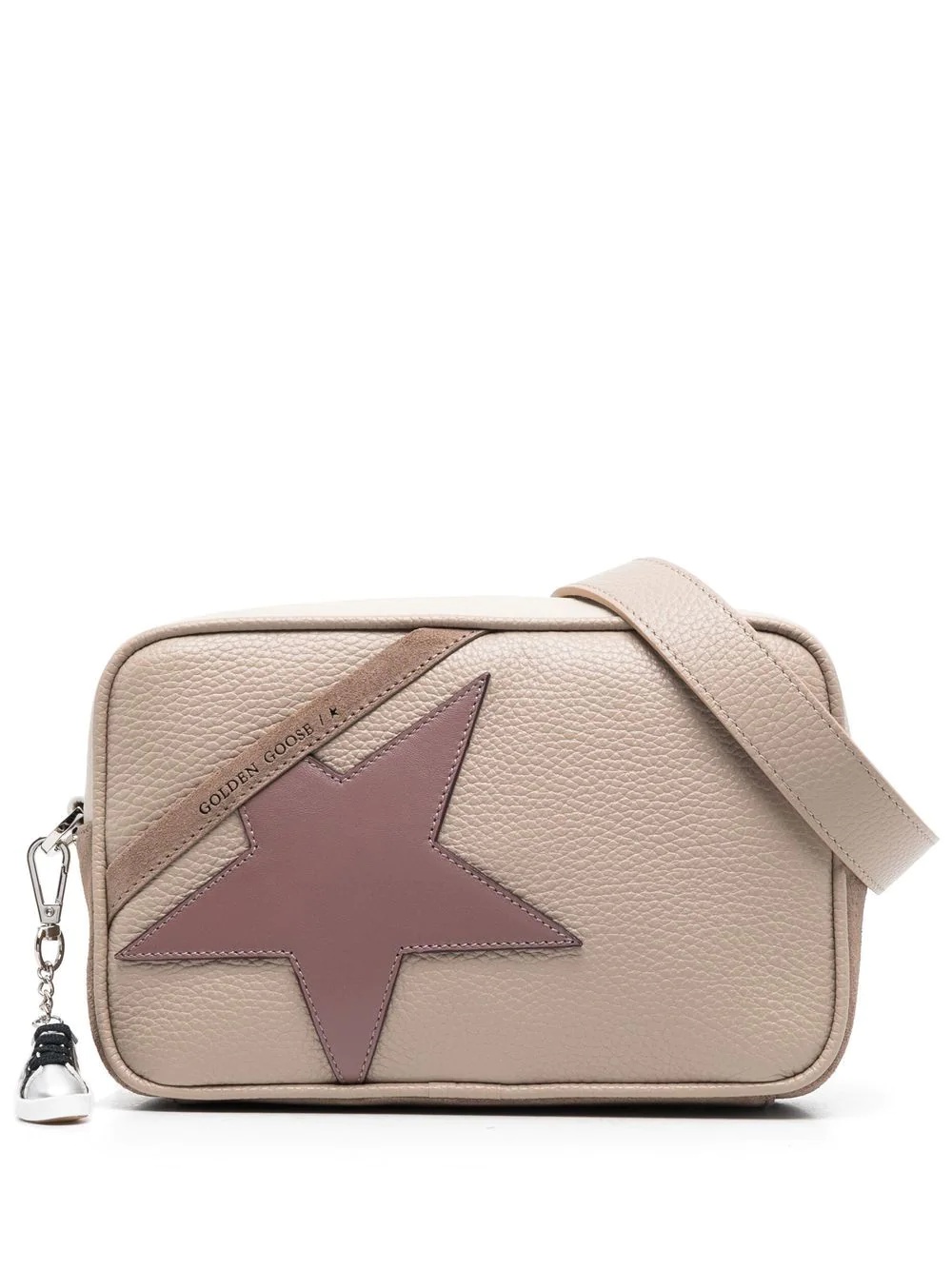 logo-patch shoulder bag - 1