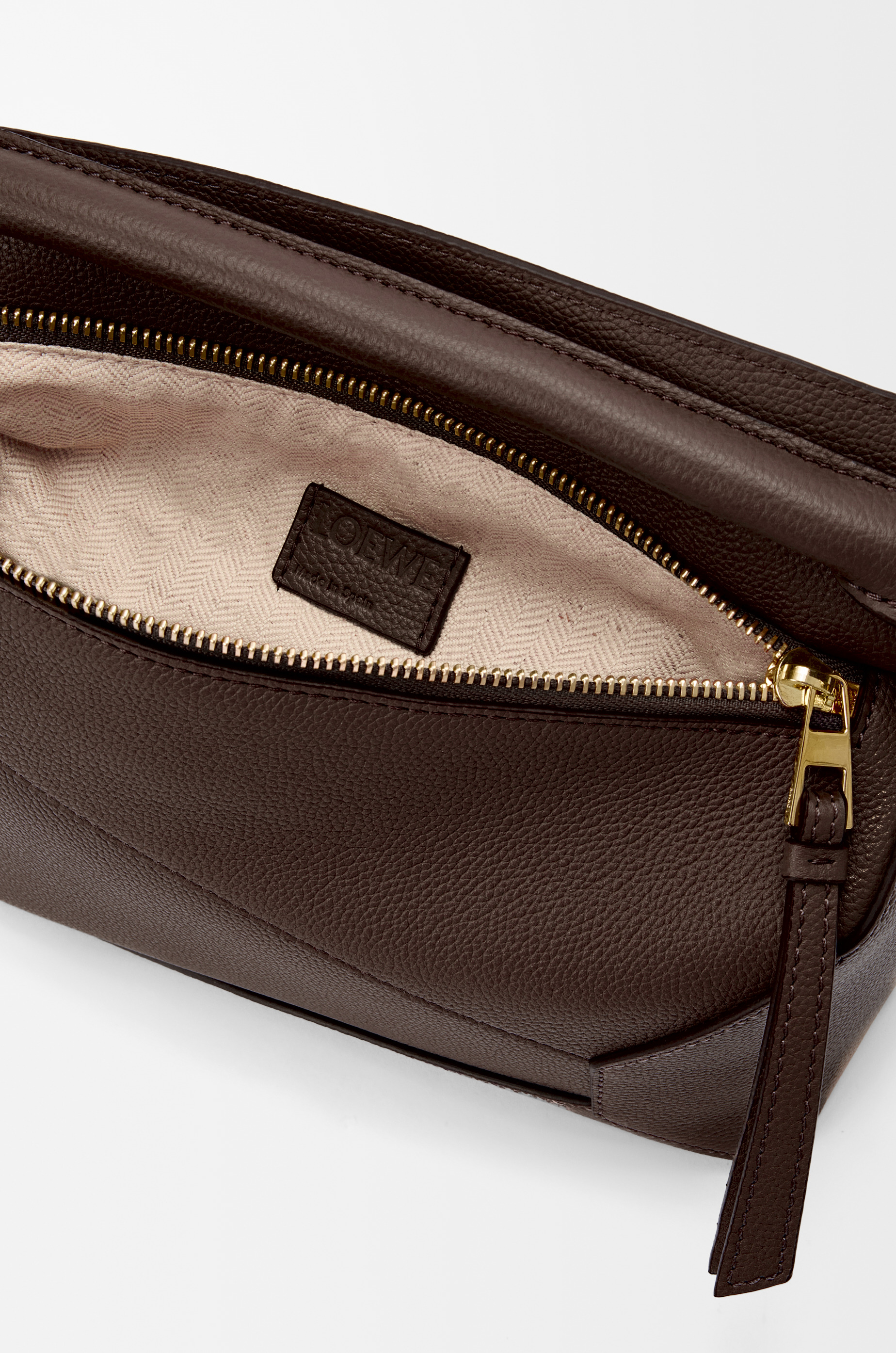 Small Puzzle Edge bag in soft grained calfskin - 7