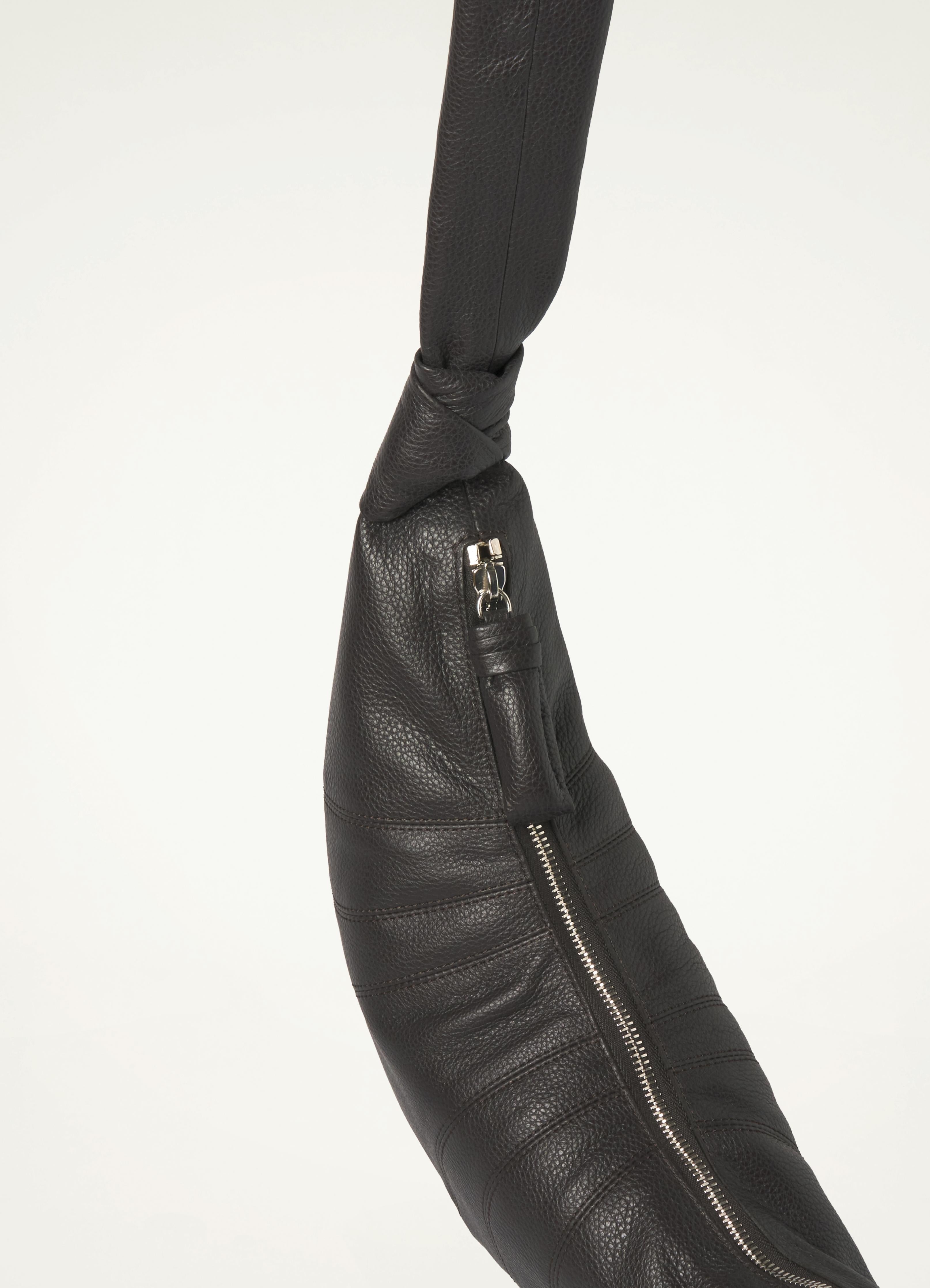 バッグ LEMAIRE small Croissant cross body bag Lemaire Small Croissant Bag in Smoked Pearl Curated at Jake