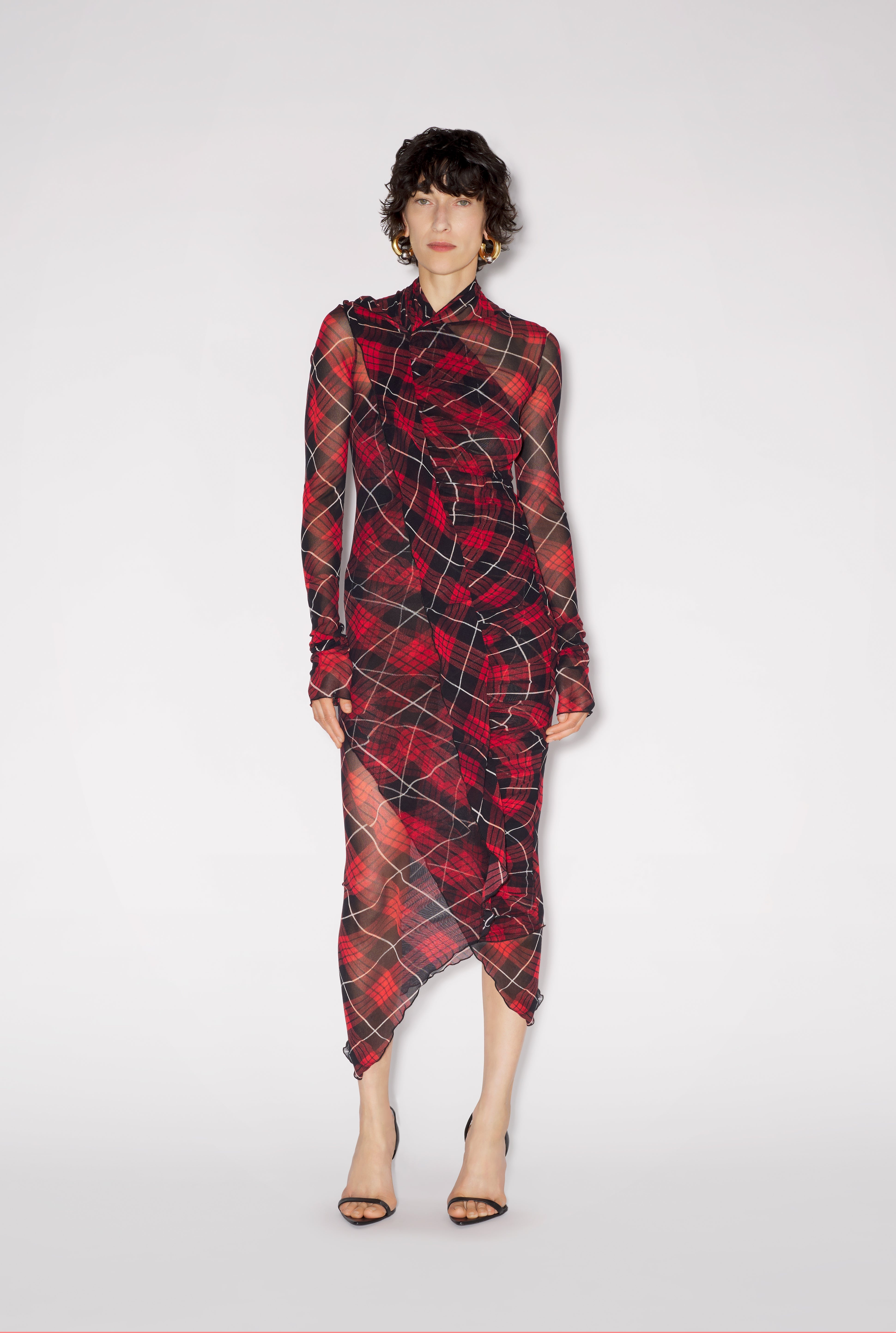 THE RED TARTAN DRESS - 2