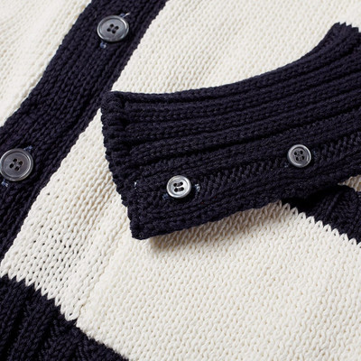 Thom Browne Thom Browne Engineered Stripe Intarsia Chunky Cardigan outlook