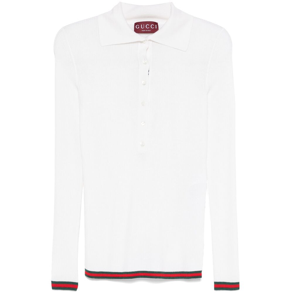 Gucci White Tops - Polo Tops Women - 1