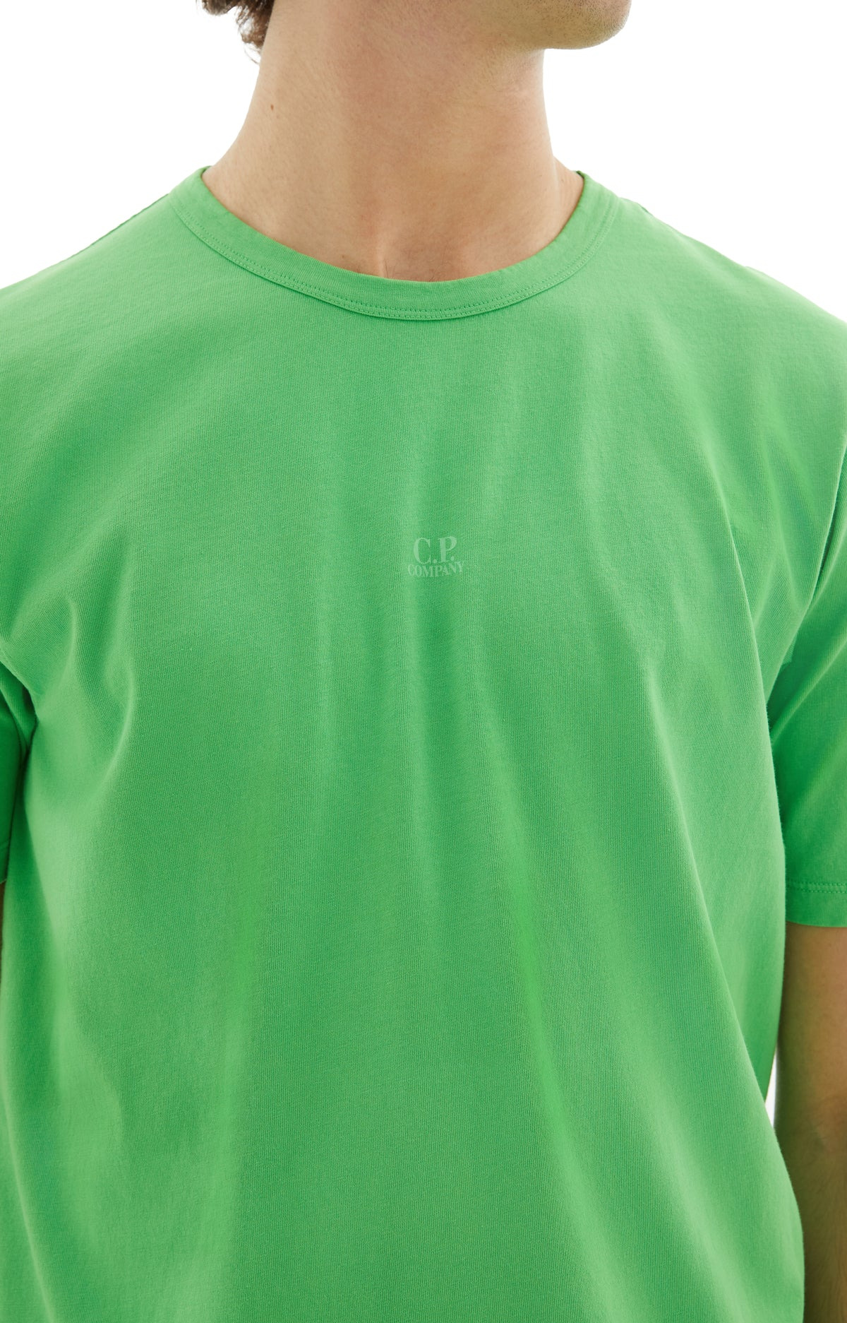 24/1 JERSEY RELAXED RESIST DYED T-SHIRT (GREEN) - 2