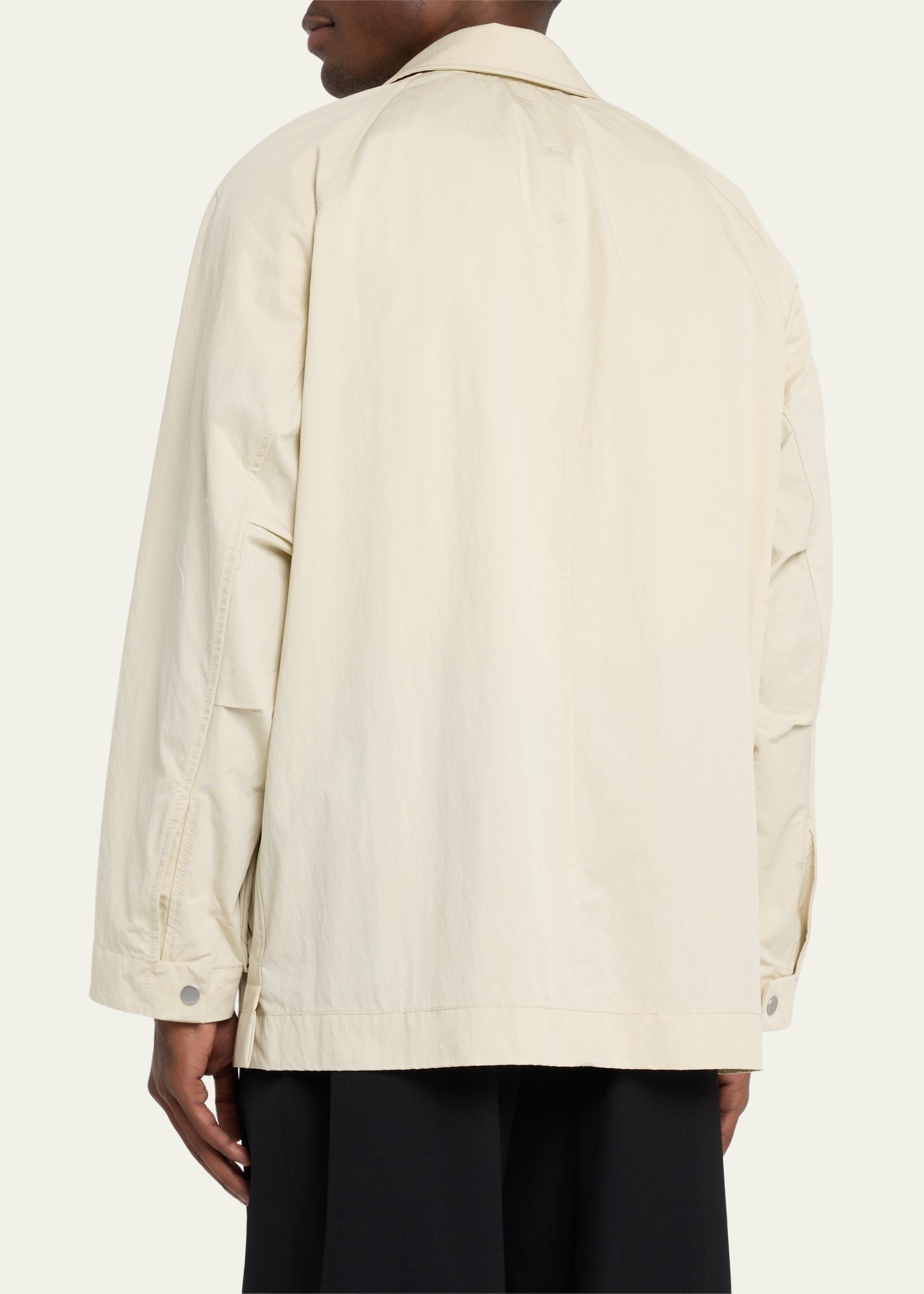 Men's Twill Button-Front Chore Coat - 3