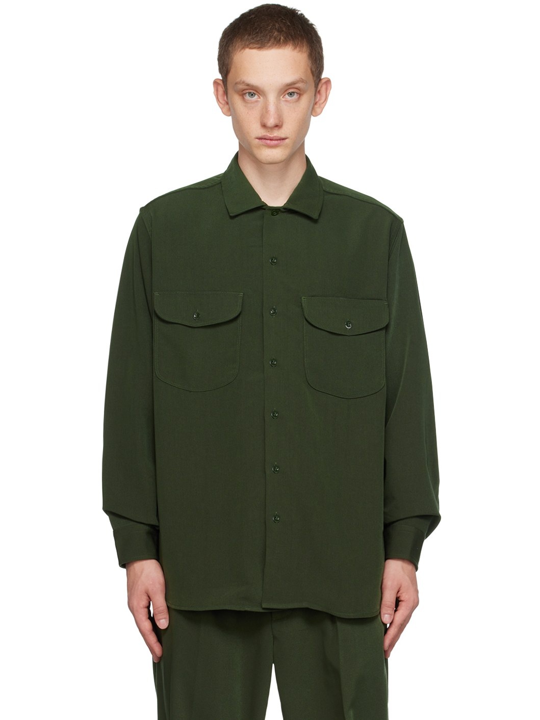 Green Button Shirt - 1