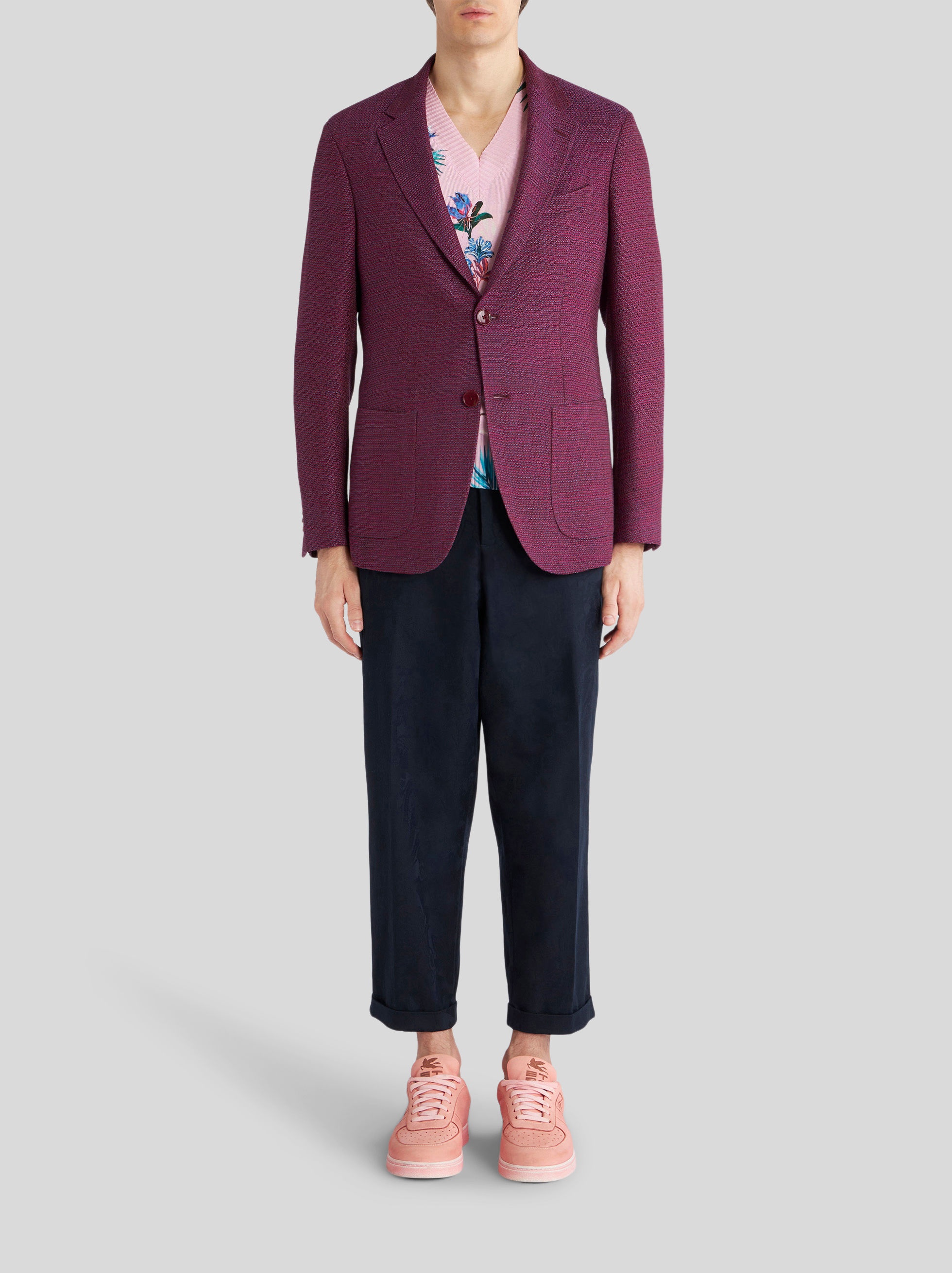 TAILORED WOOL AND SILK JACKET - 3