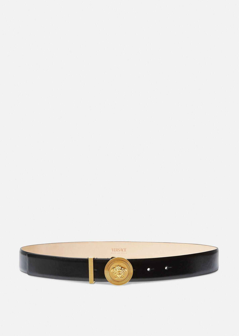 Medusa Biggie Leather Belt 3 cm - 1