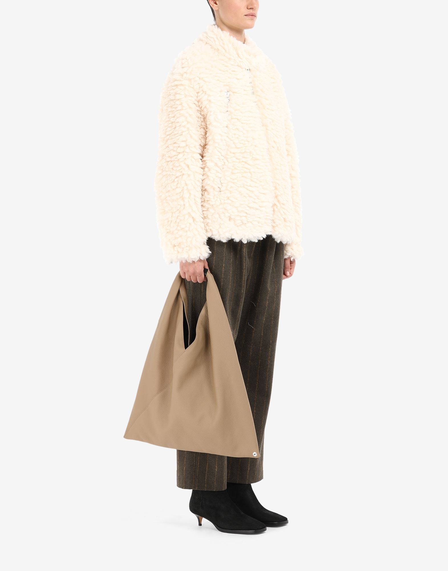 Japanese grainy leather bag - 6