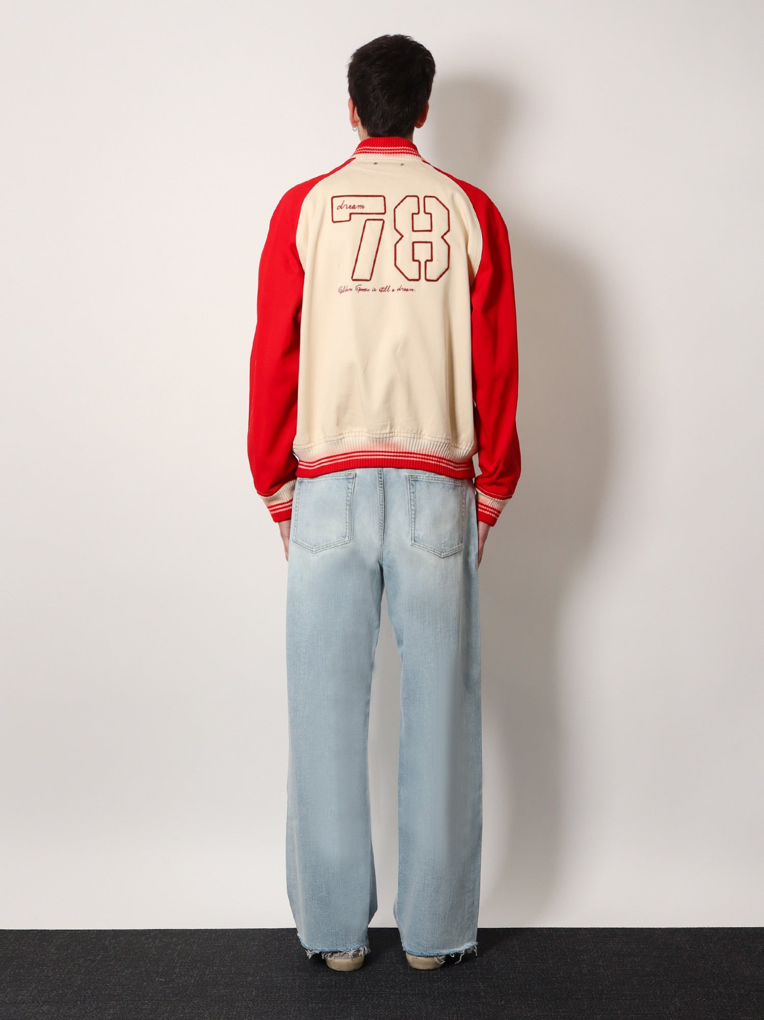 Golden Goose Deluxe Brand Men Nic Cotton Jacket With Maxi Golden Club Embroidery - 3