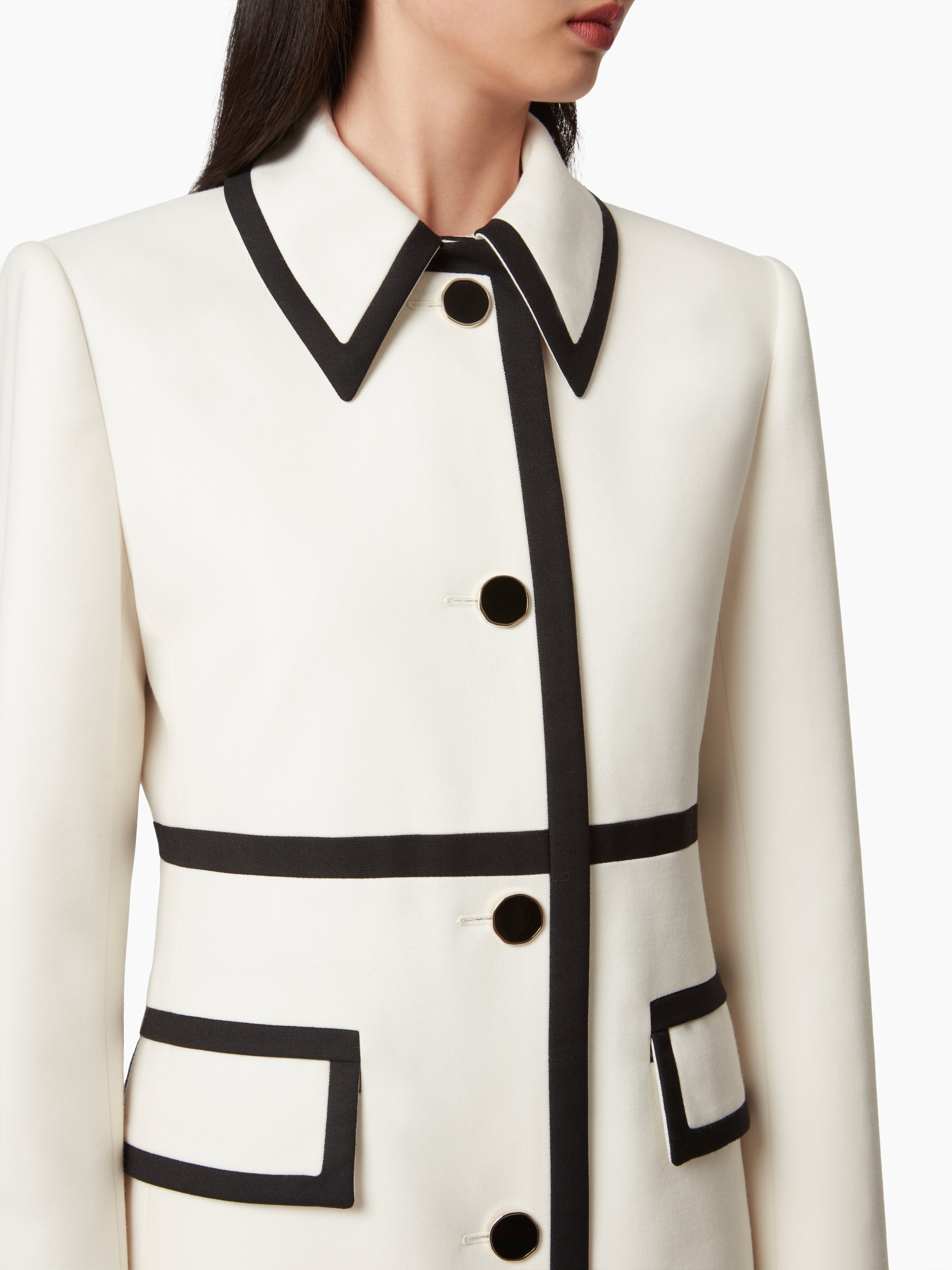 WOOL GABARDINE COAT - 3