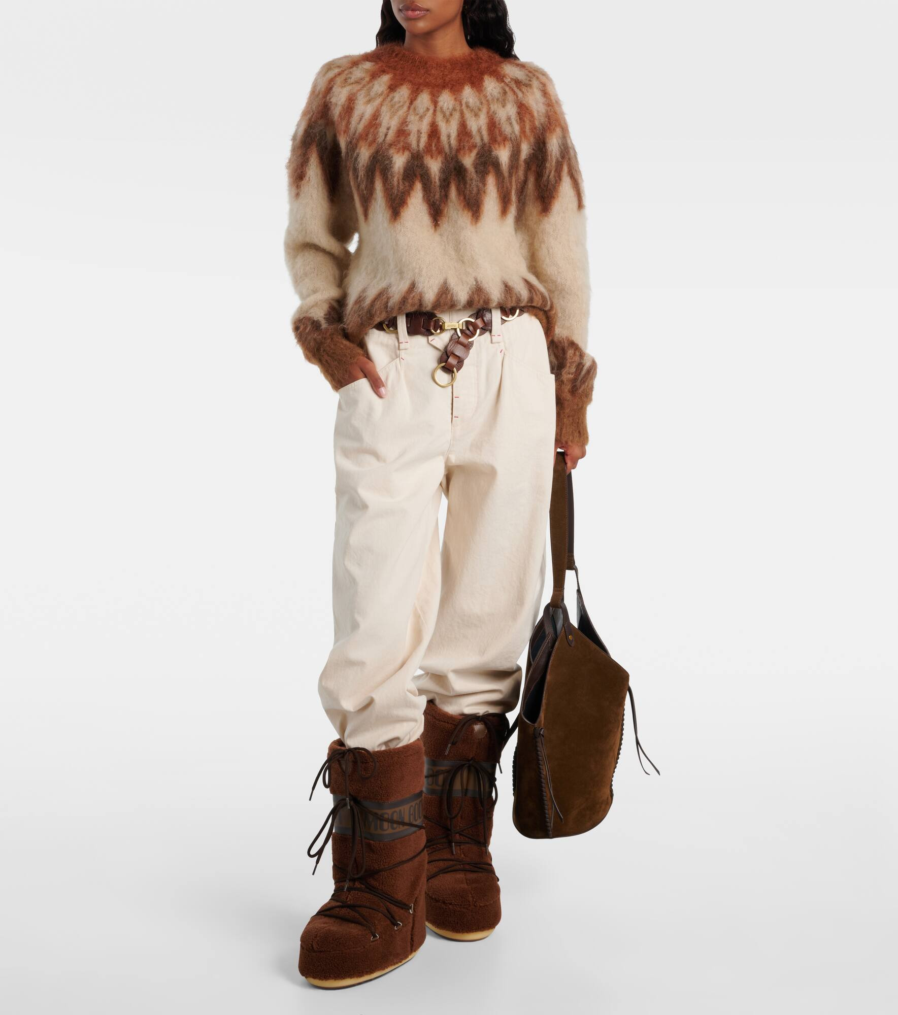 Icon fleece knee-high boots - 3