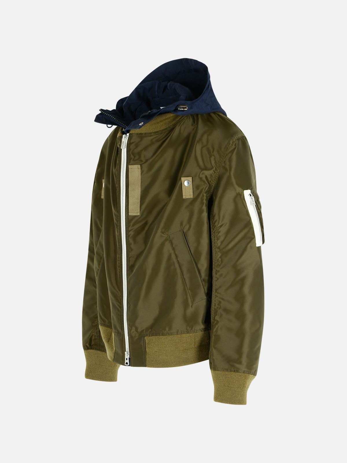 GREEN NYLON JACKET - 2