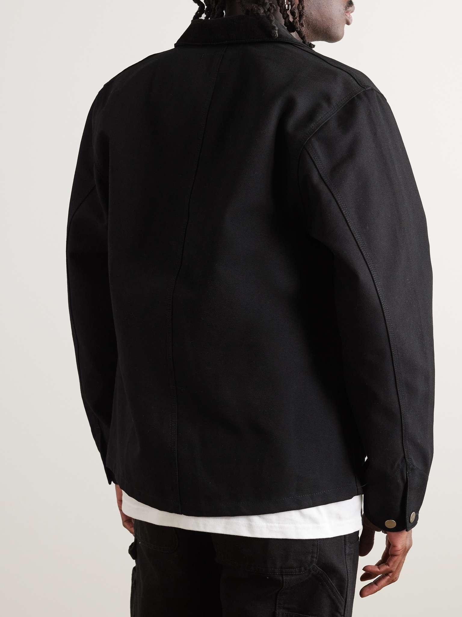 Michigan Corduroy-Trimmed Organic Cotton-Canvas Chore Jacket - 3
