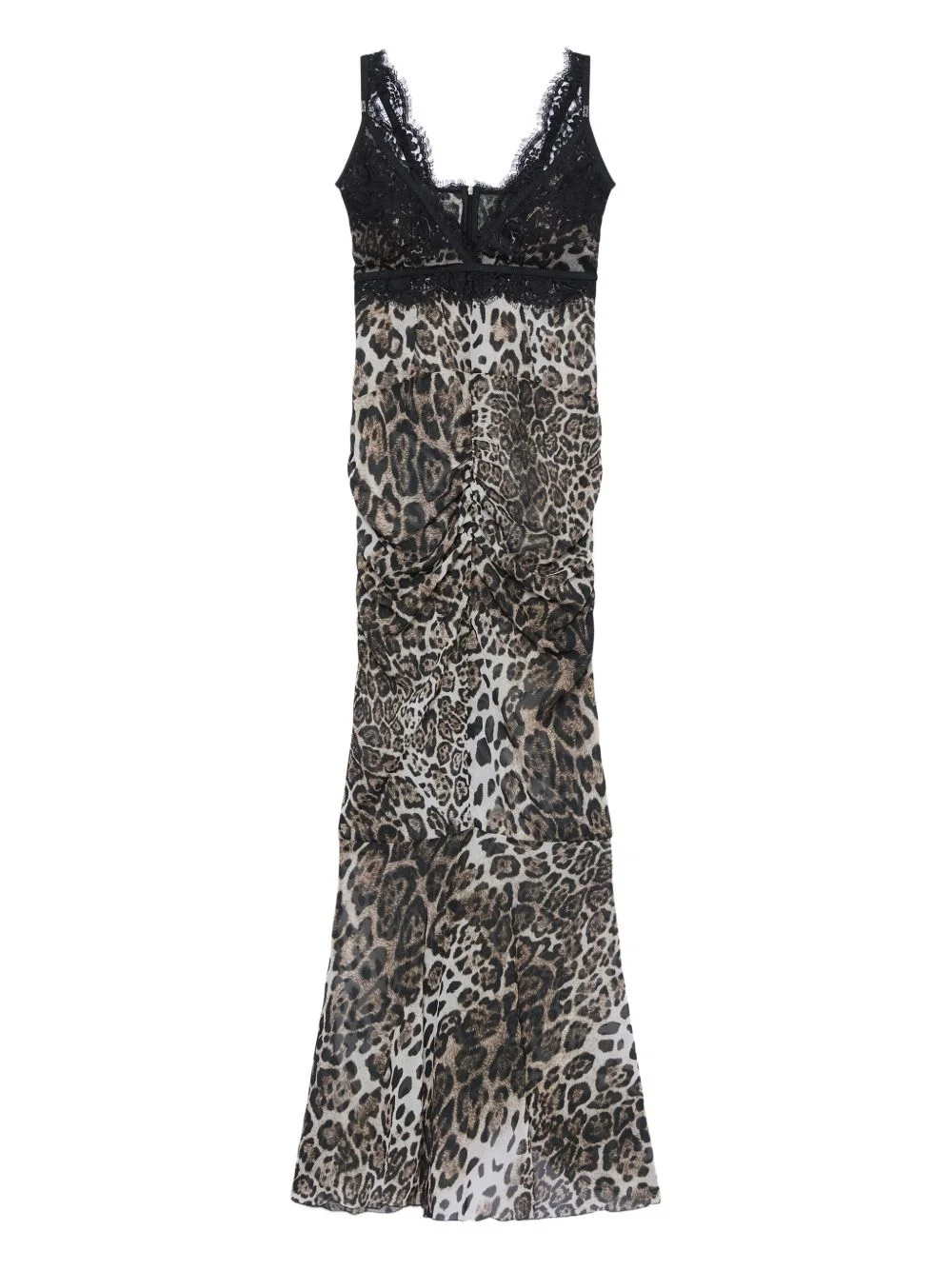 lace leopard dress - 1