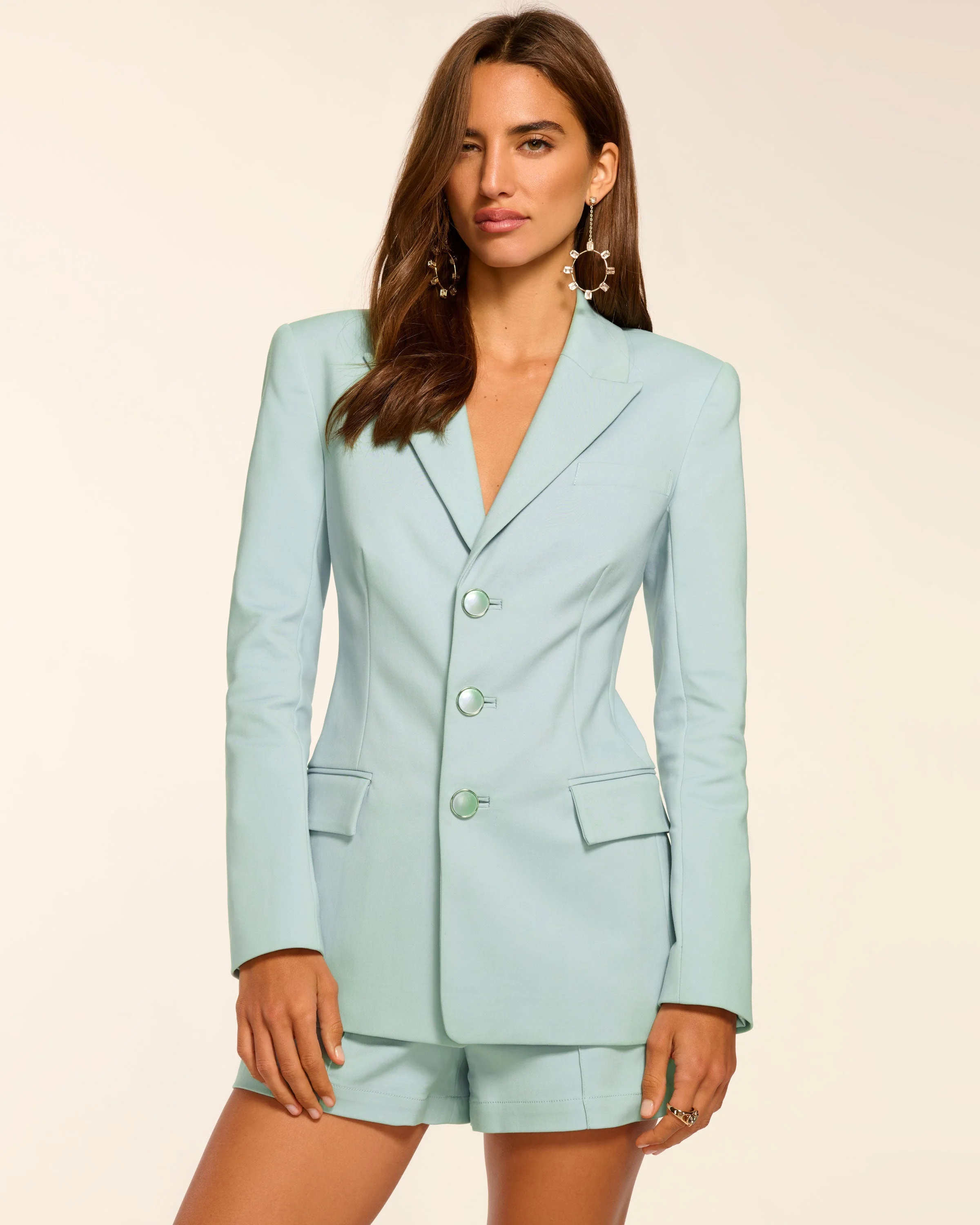 Cherie Stretch Cotton Blazer - 1