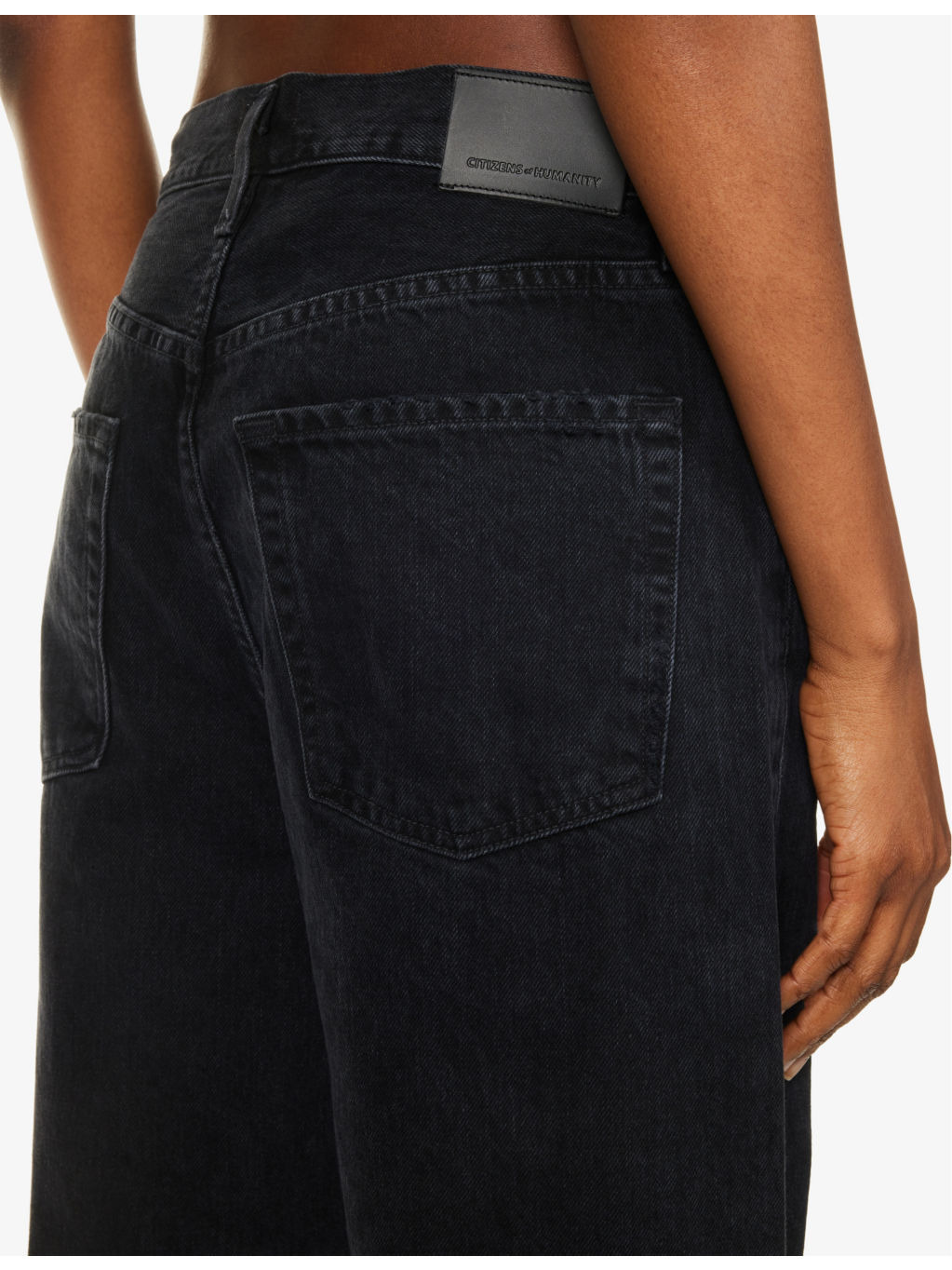Ayla wide-leg mid-rise organic-cotton jeans - 6