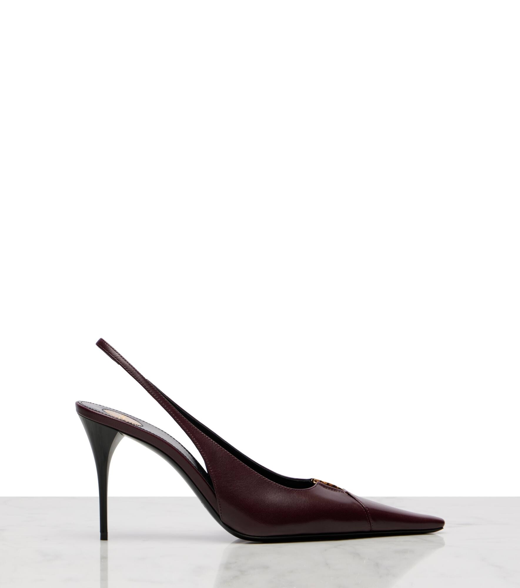 Babylone Breteuil leather slingback pumps - 4