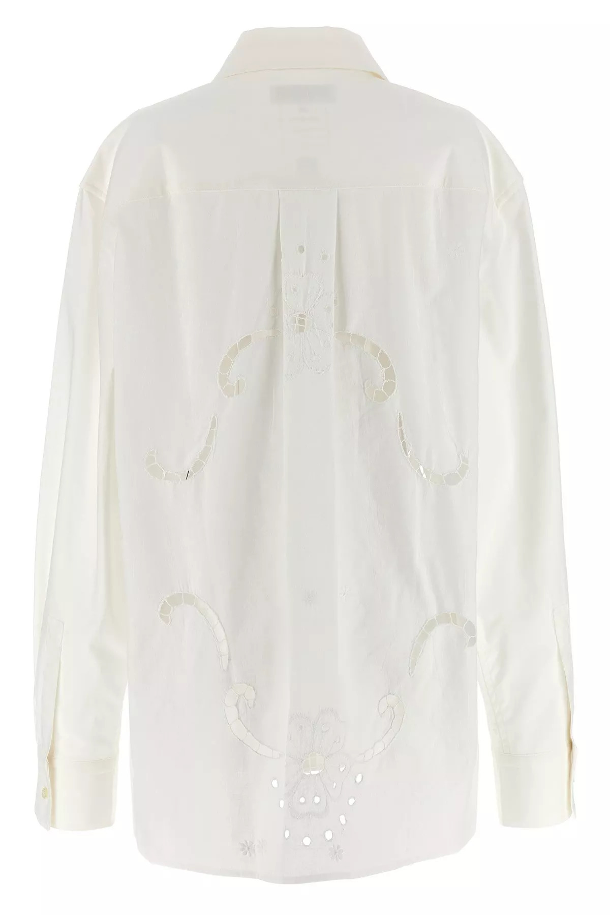 Cut-out embroidery shirt - 7