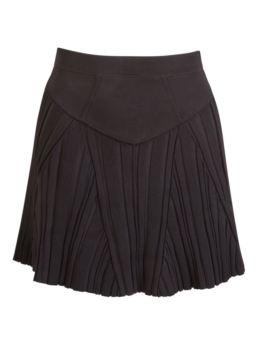 ribbed mini skirt - 2