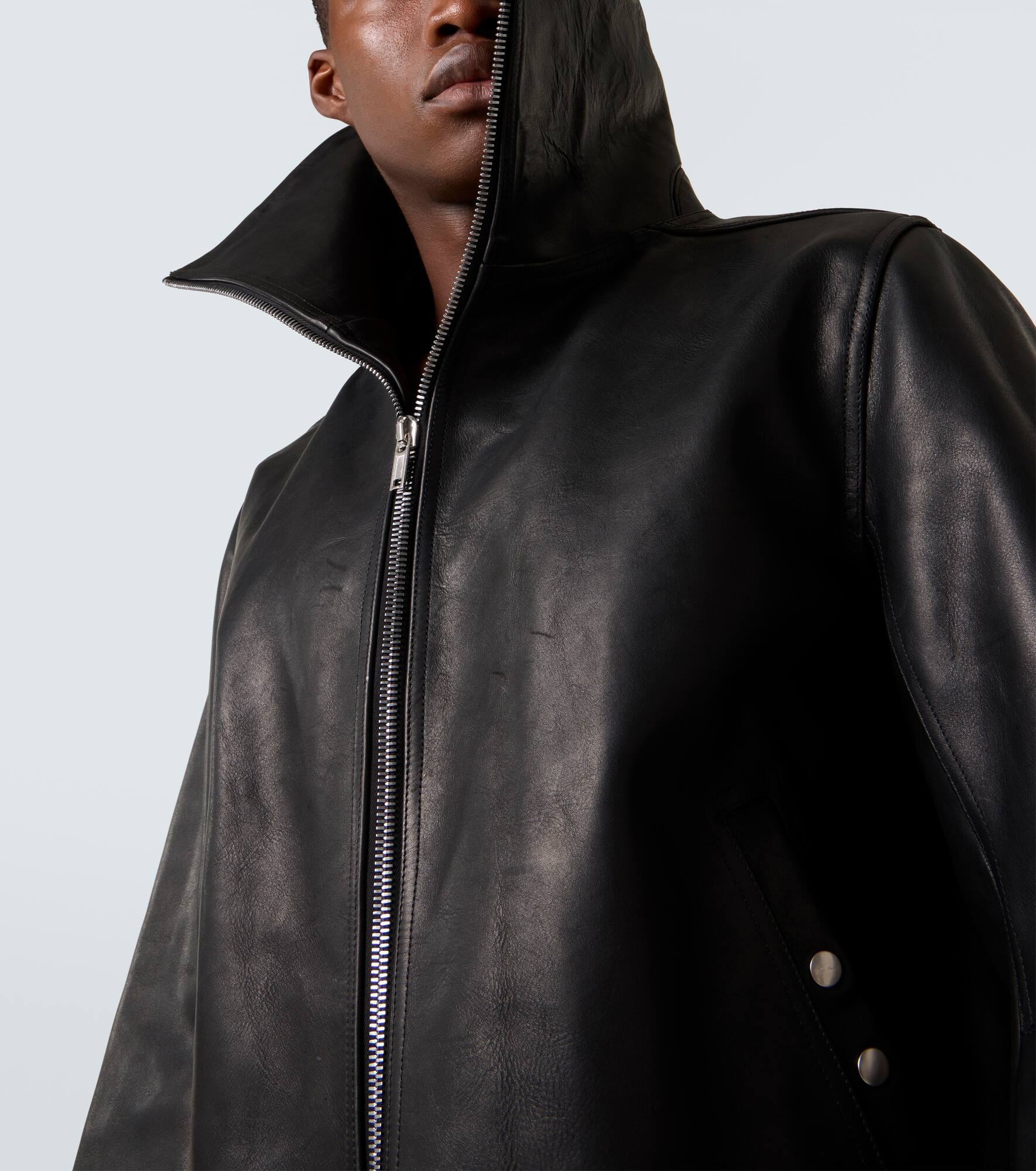 Blixa Dracucollar leather jacket - 5