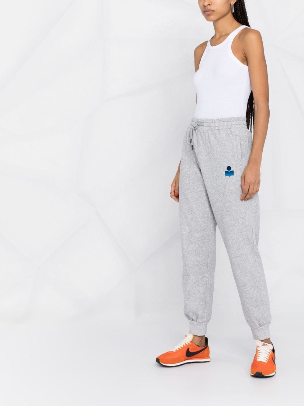logo-patch track pants - 6