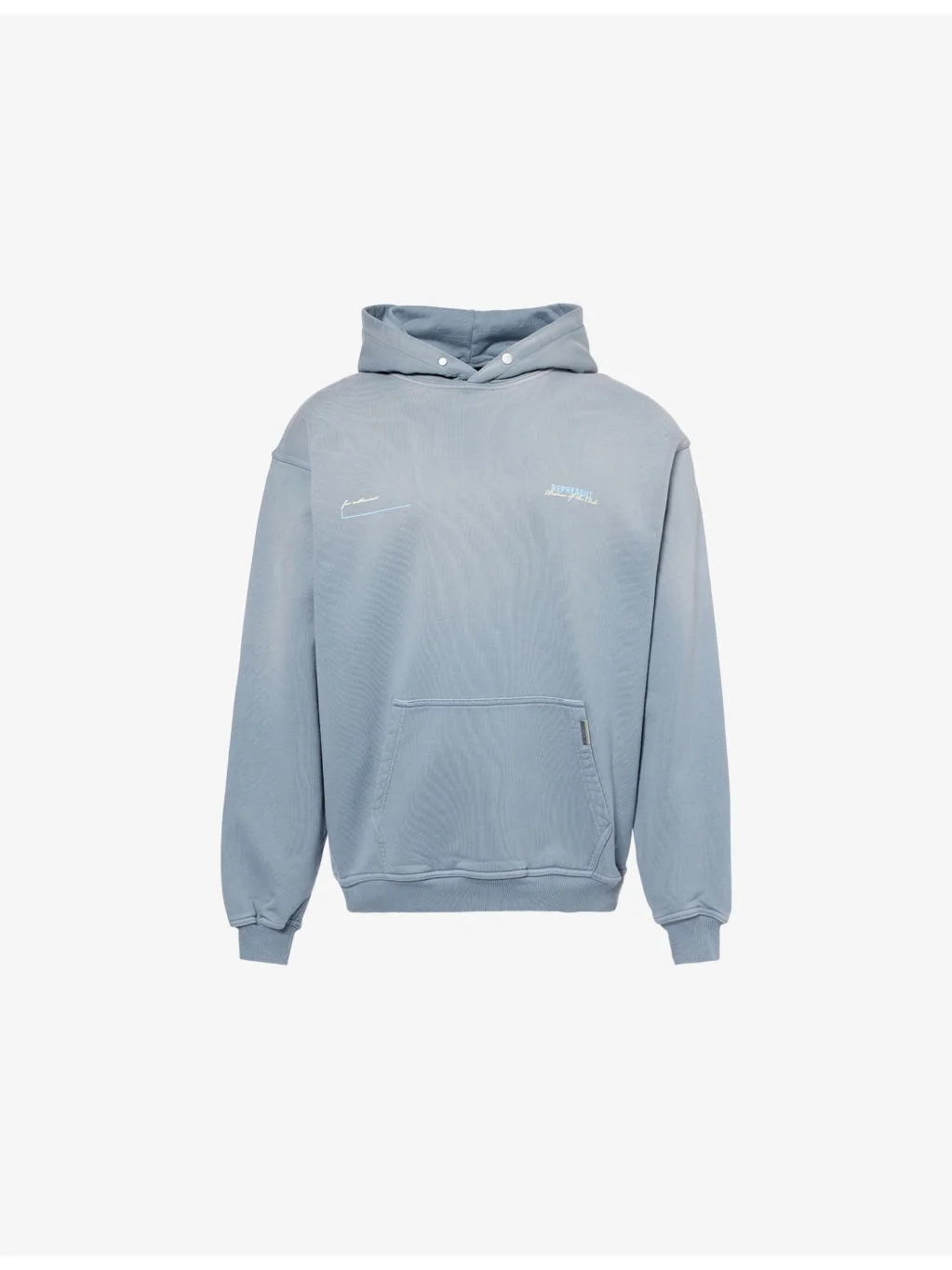 Brand-Print Relaxed-Fit Cotton-Jersey Hoody - 1