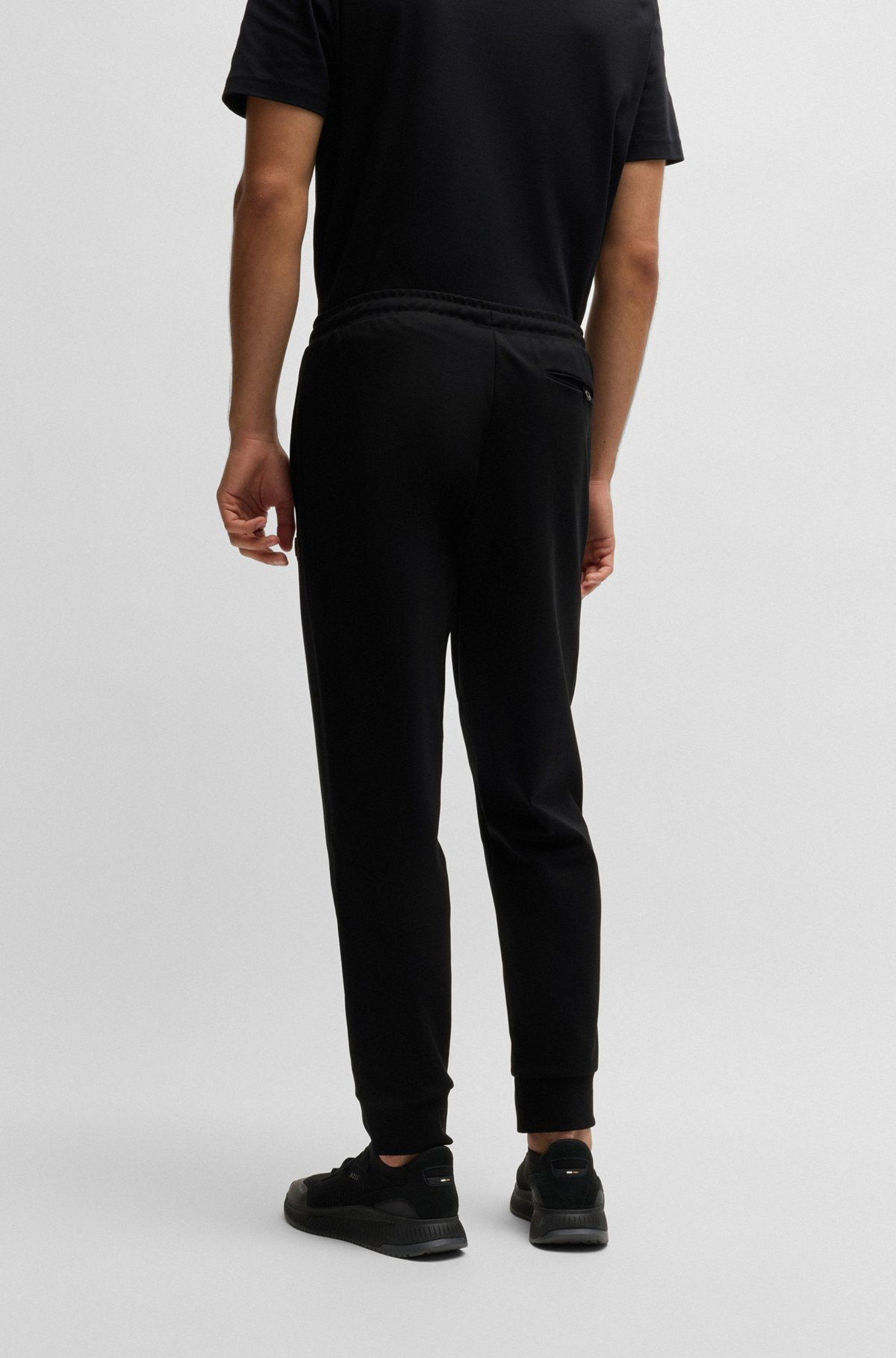 TRACKSUIT BOTTOMS WITH DOUBLE B MONOGRAM - 5