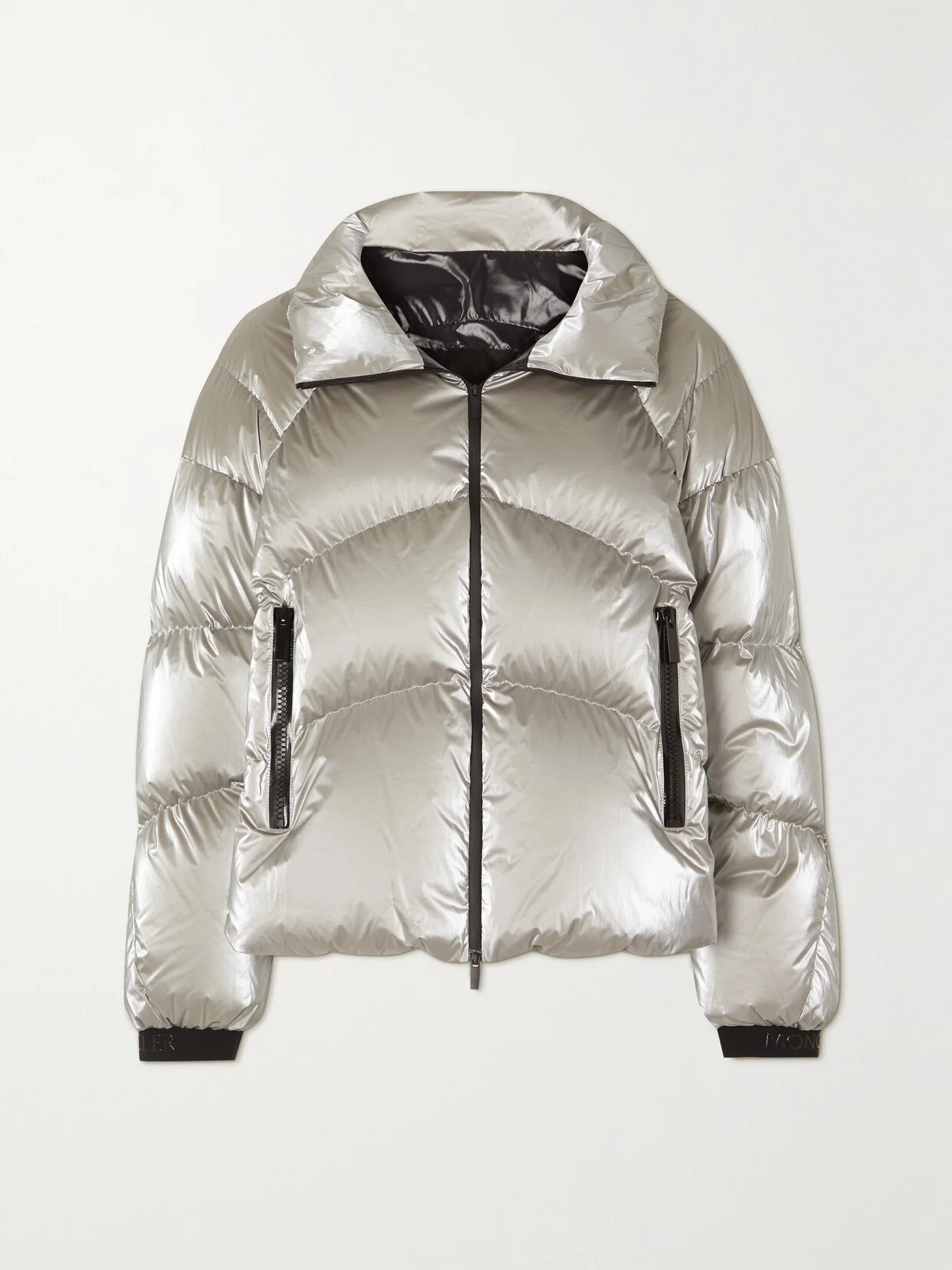 Avoriaz Quilted Metallic Shell Down Jacket - 1