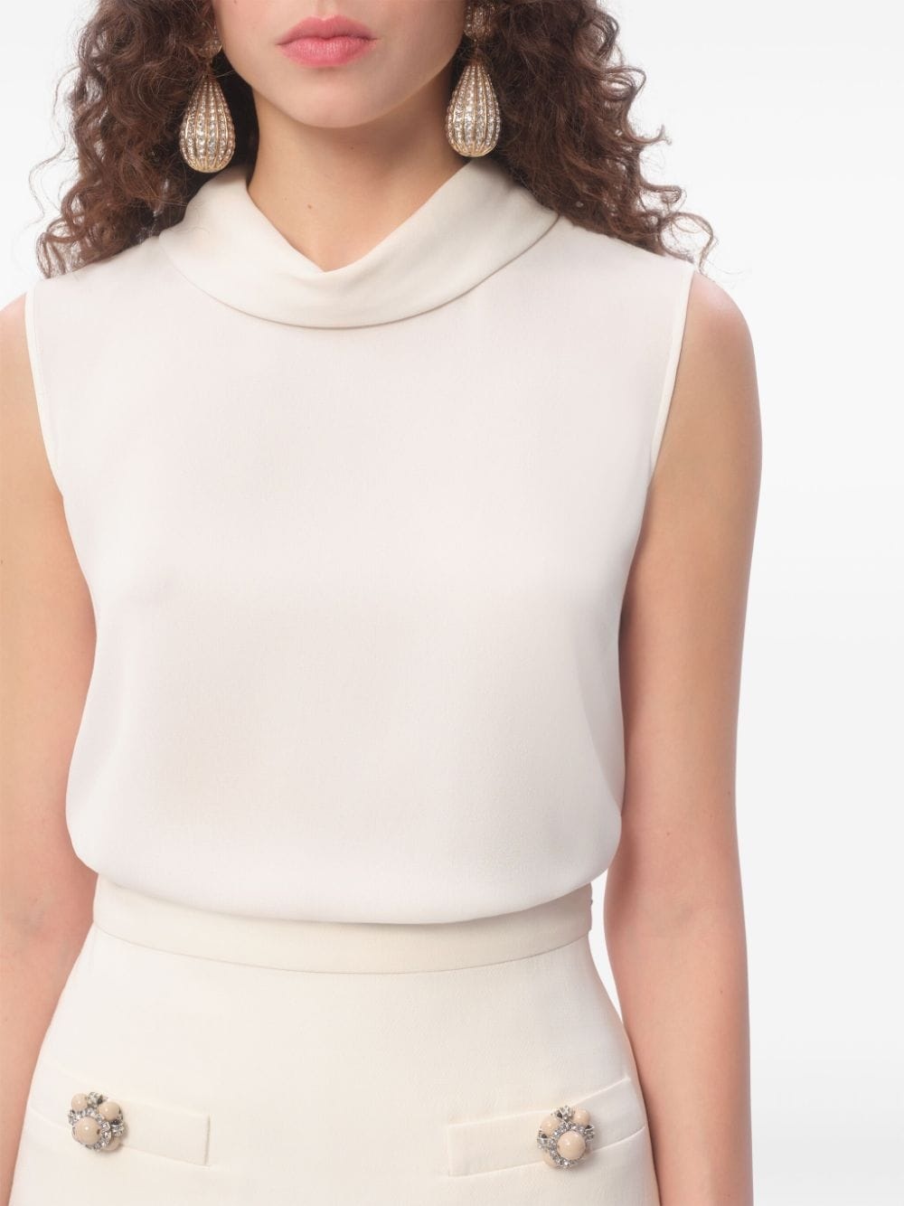sleeveless blouse - 6