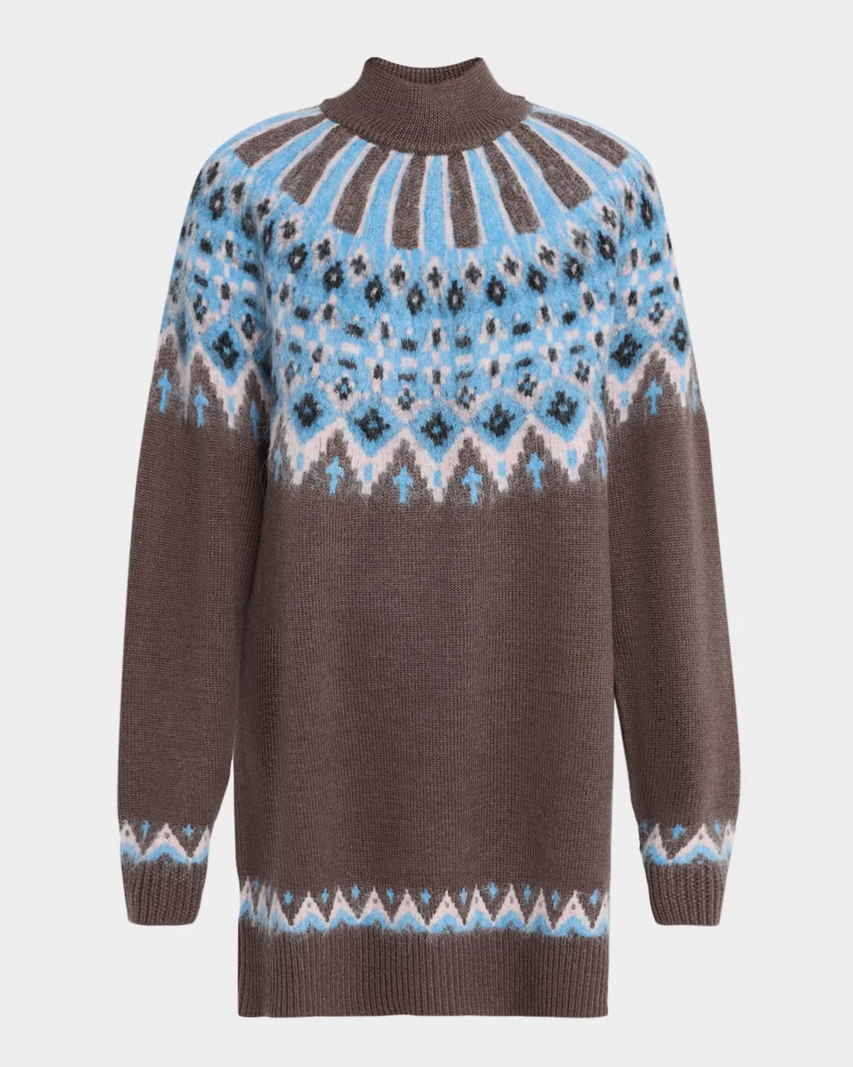 Liza Fair Isle Sweater Dress - 1