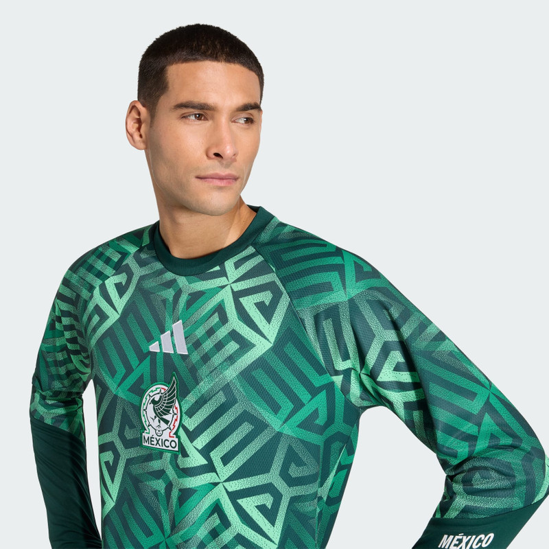 Mexico 26 Home Pre Match Warm Top 6