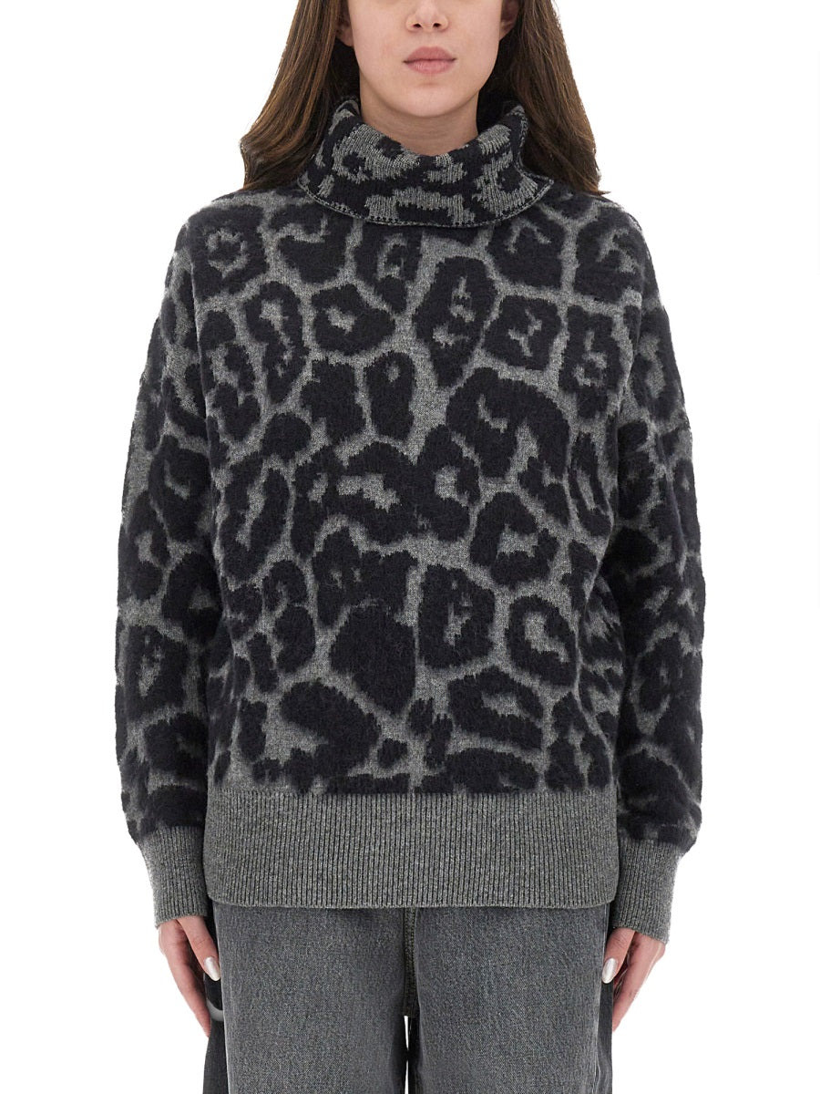 Wool And Alpaca "Leopard" Sweater - 1