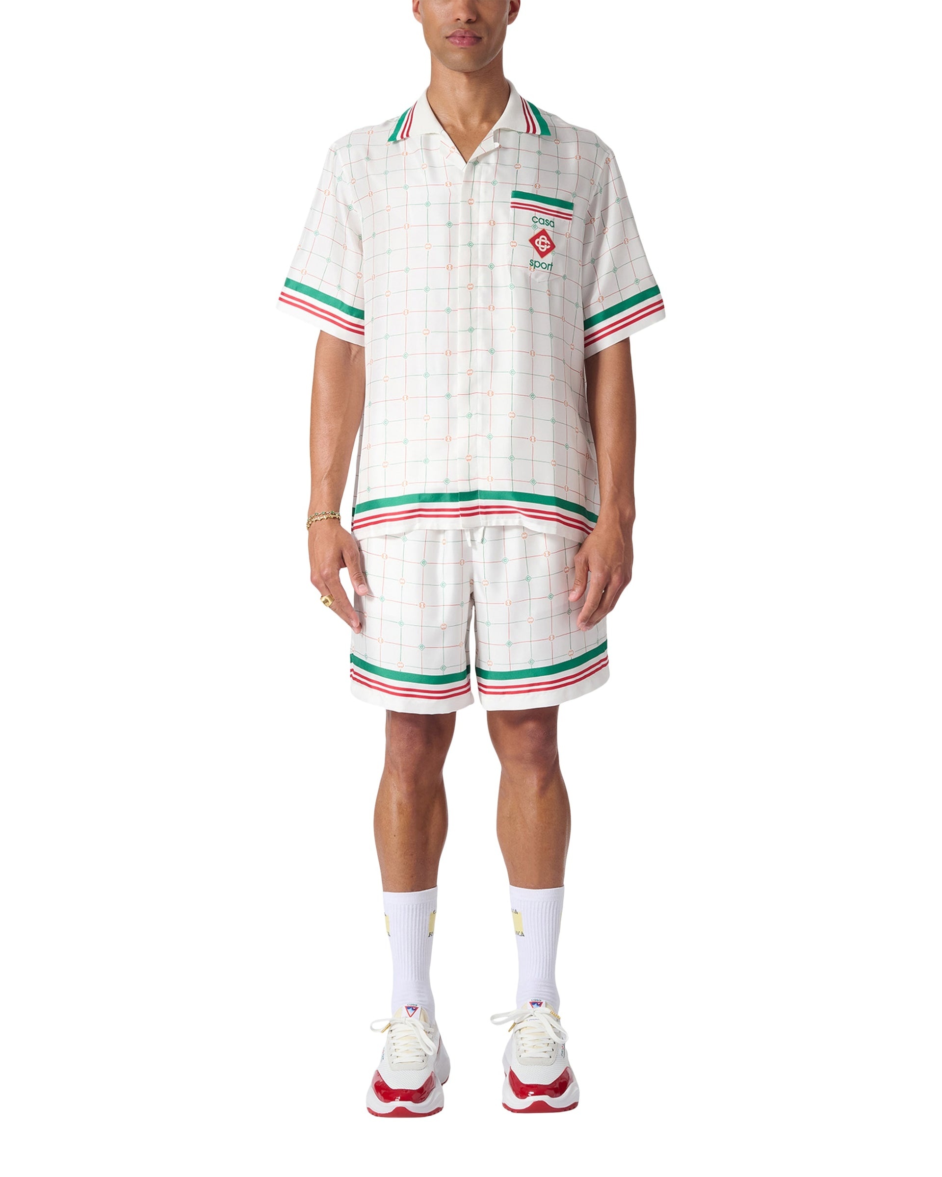 Tennis Club Check Silk Shirt - 2